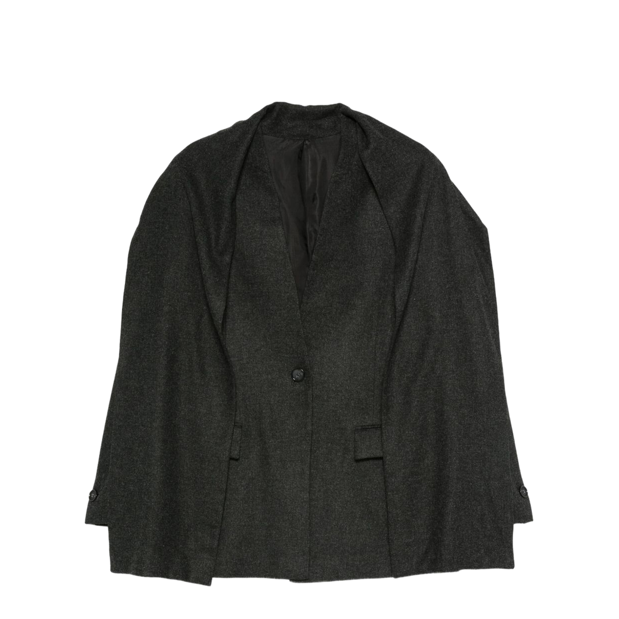 Viscose and Wool Blazer - Image 1