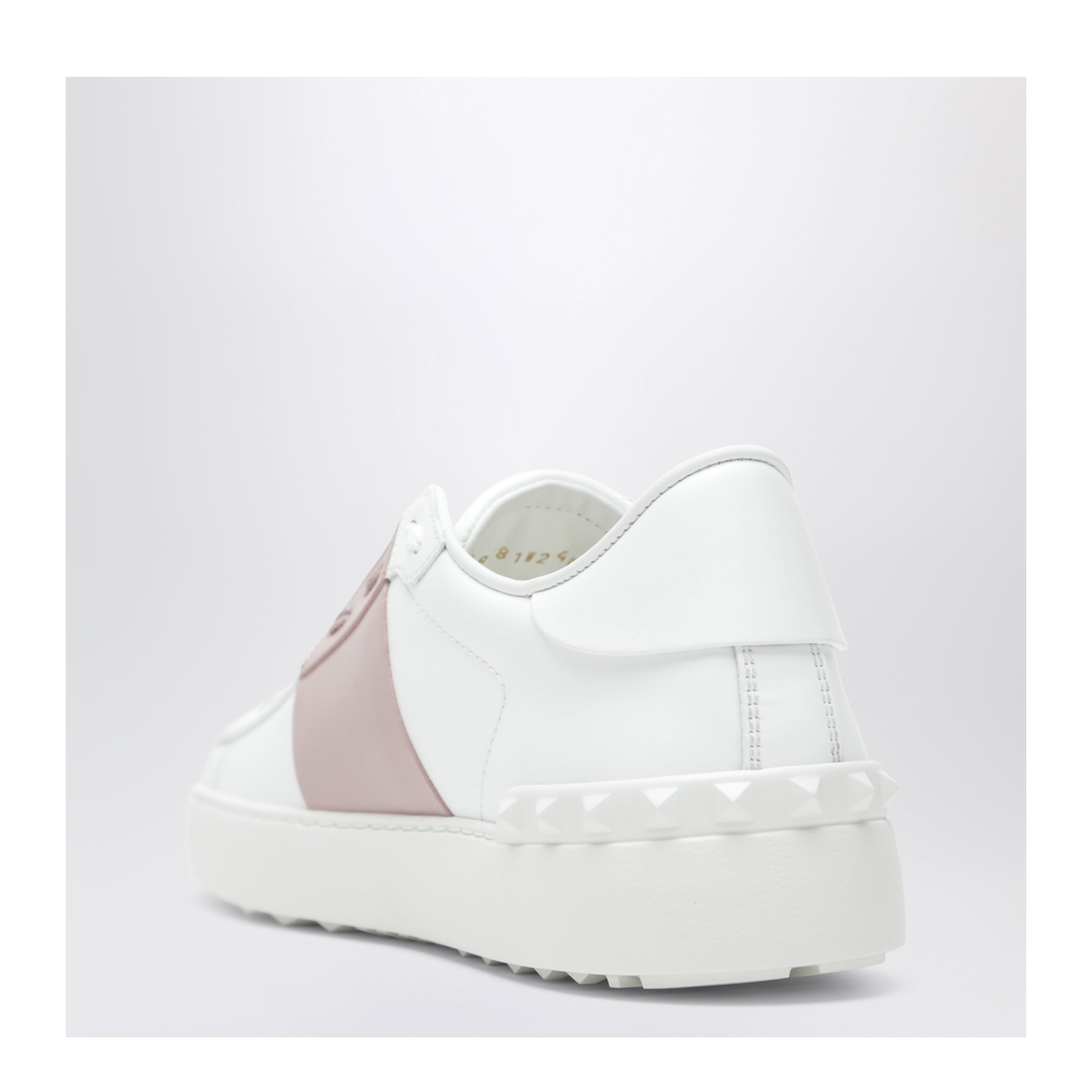 Open Sneakers in White/Antique Pink - Image 2