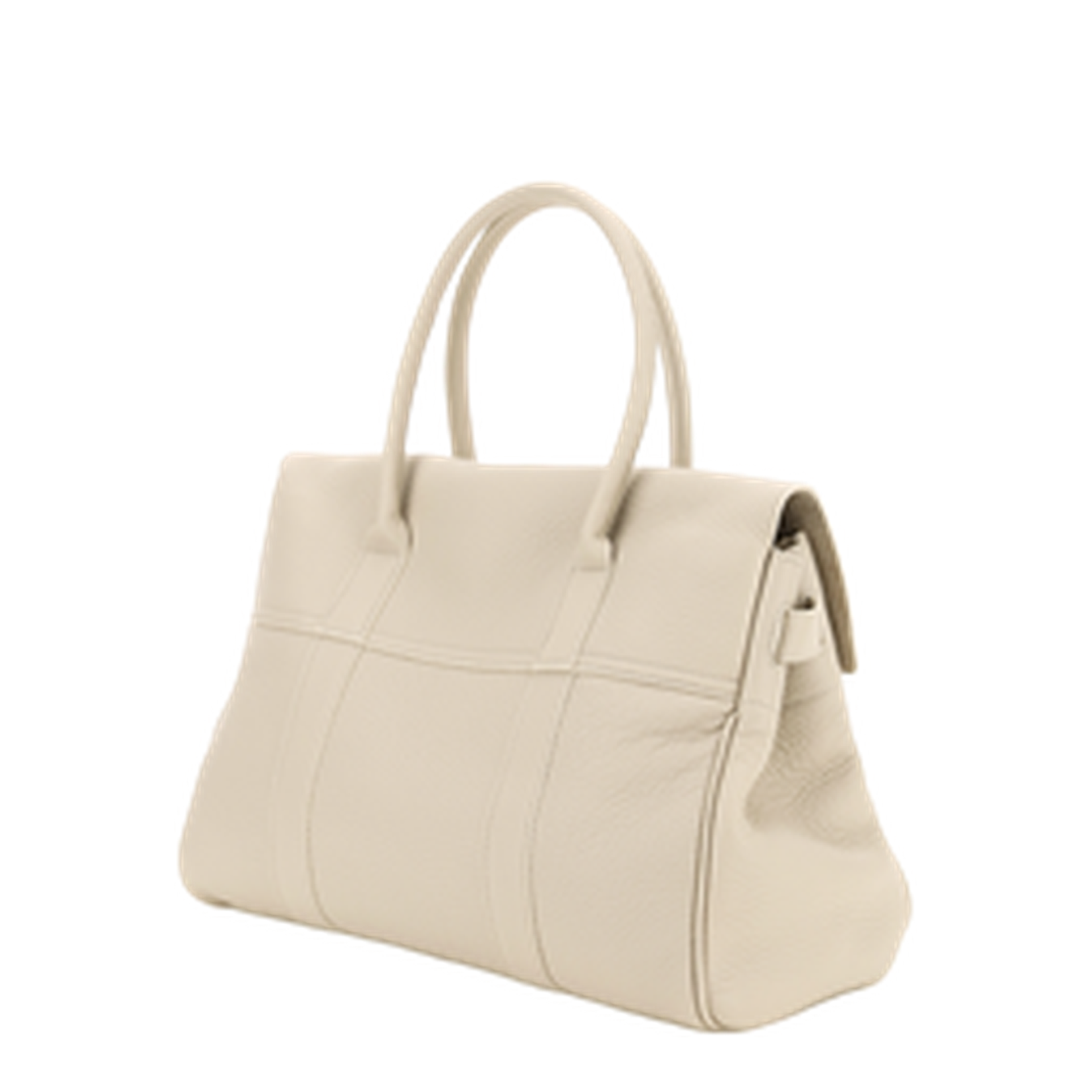 Borse A Mano Hand Bag Leather Cream - Image 4