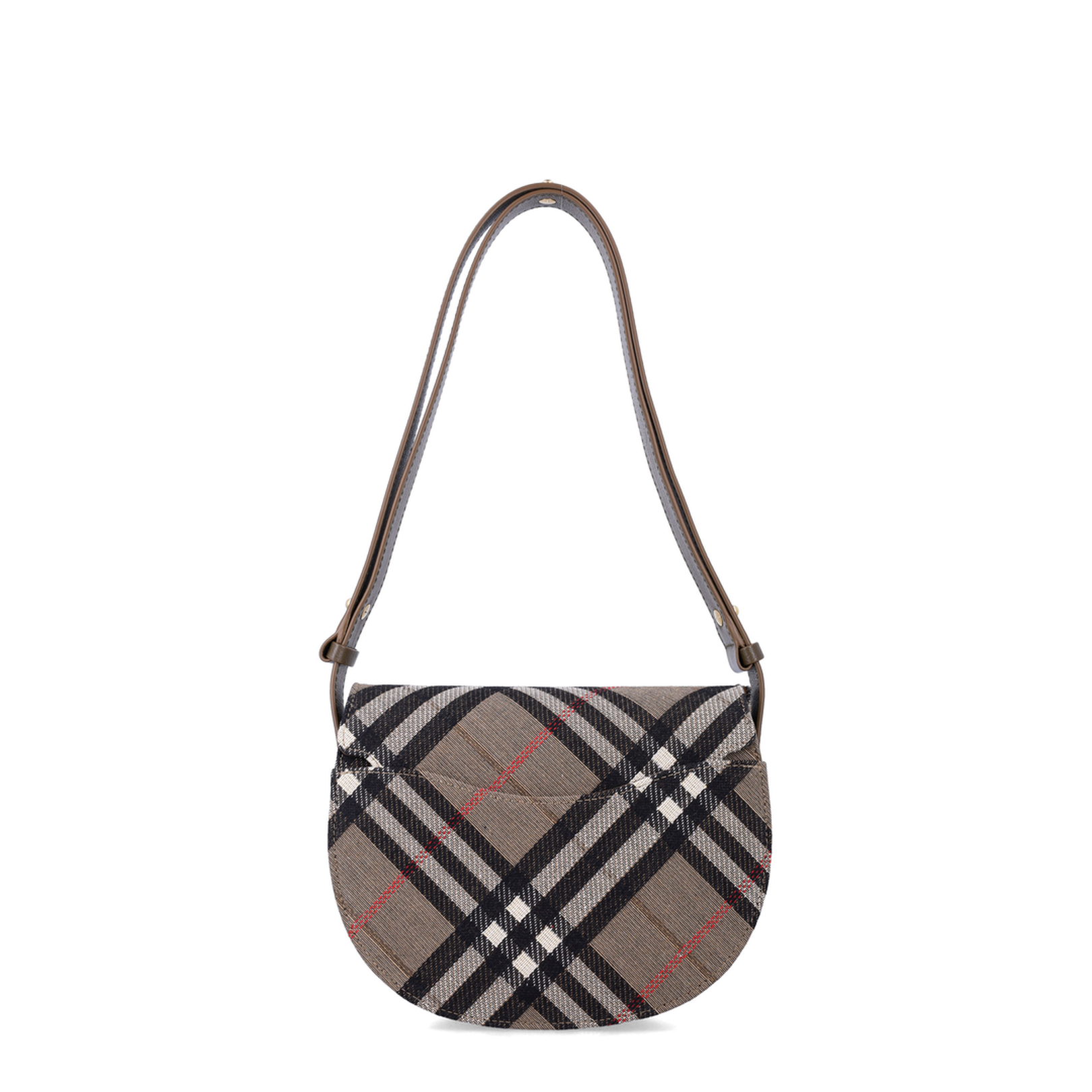 Bridle Small Shoulder Bag Canvas and Leather Jacquard - Image 3