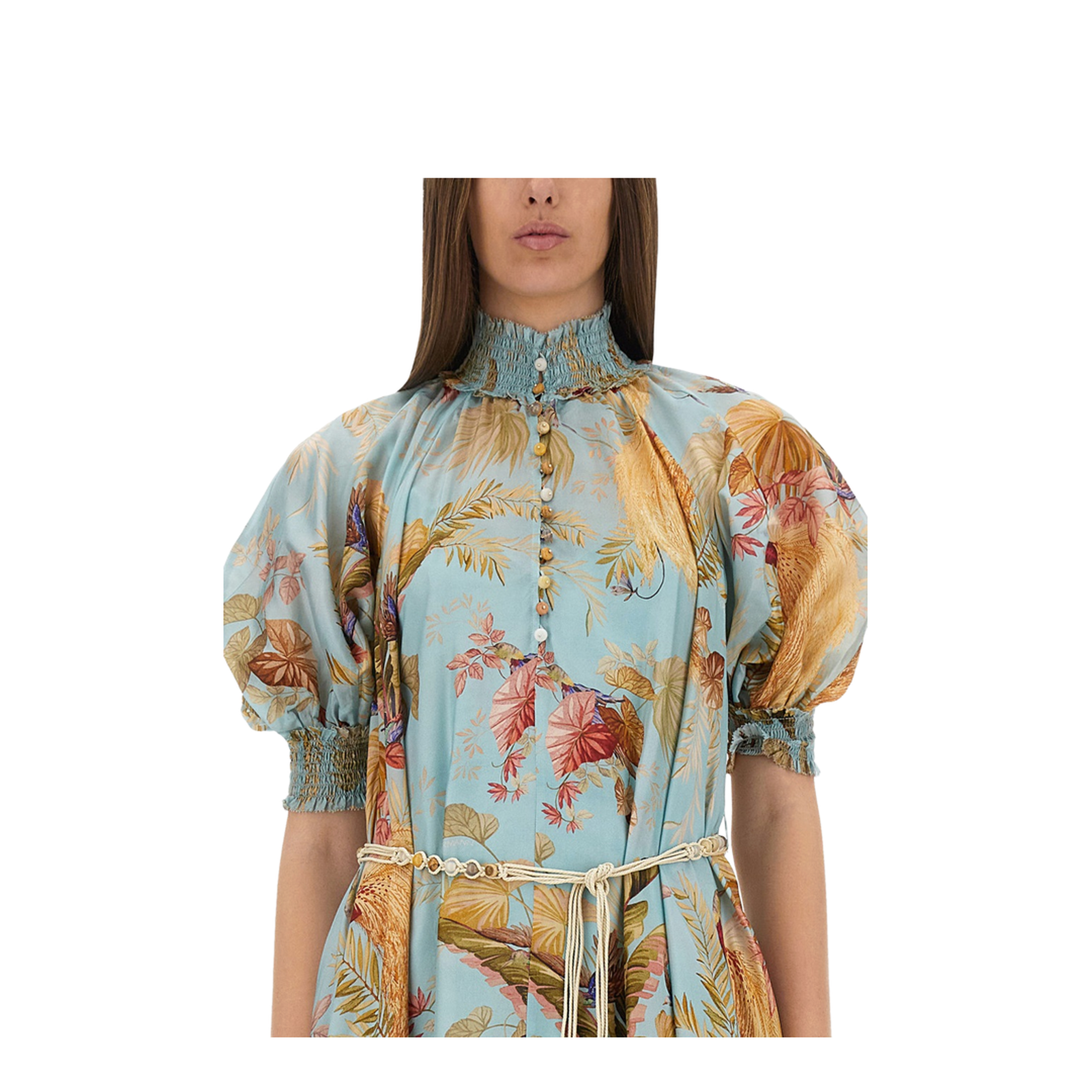 Ascension Printed Silk Dress - Image 4