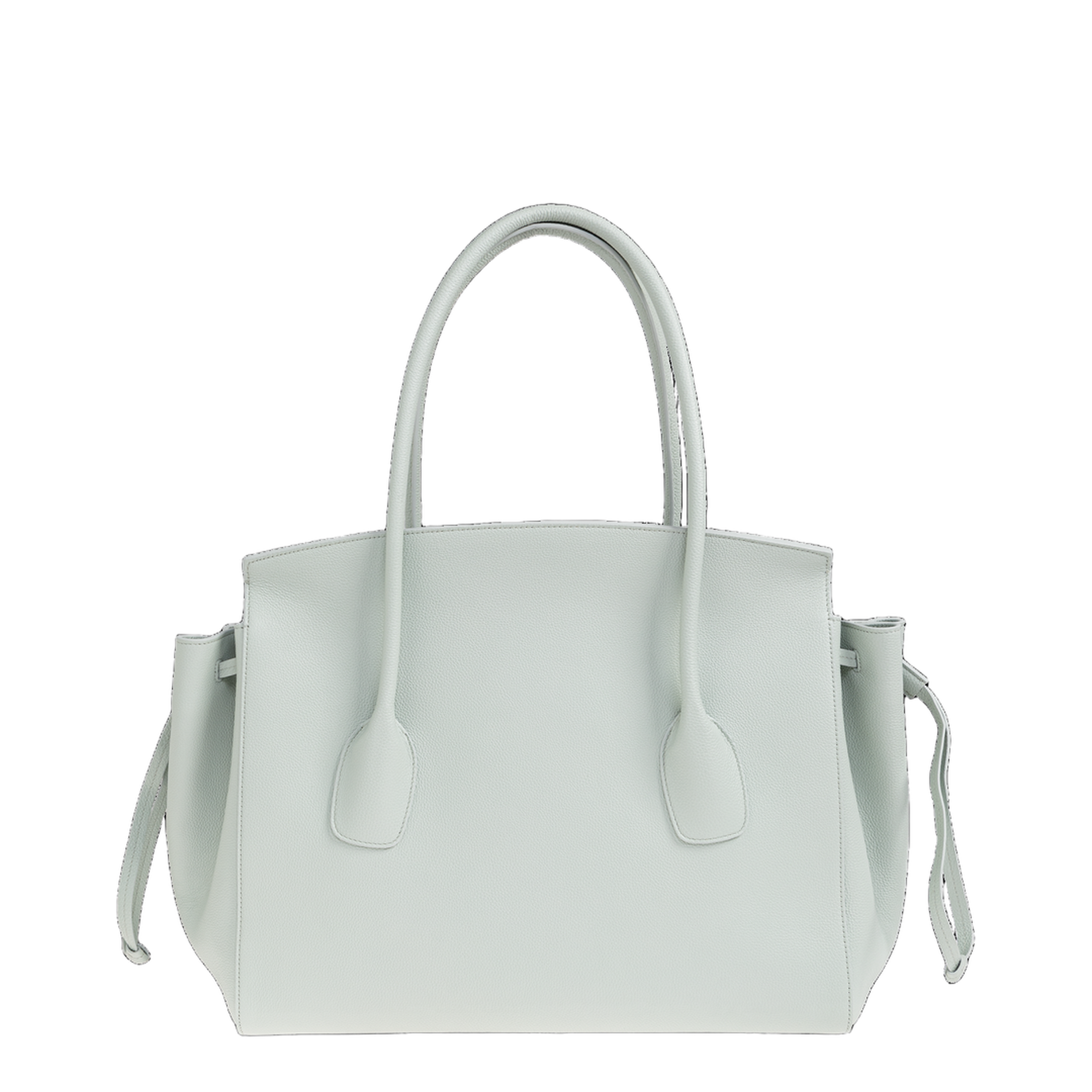 Voyage Medium Calf Leather Shopper Bag - Quarry - Image 3