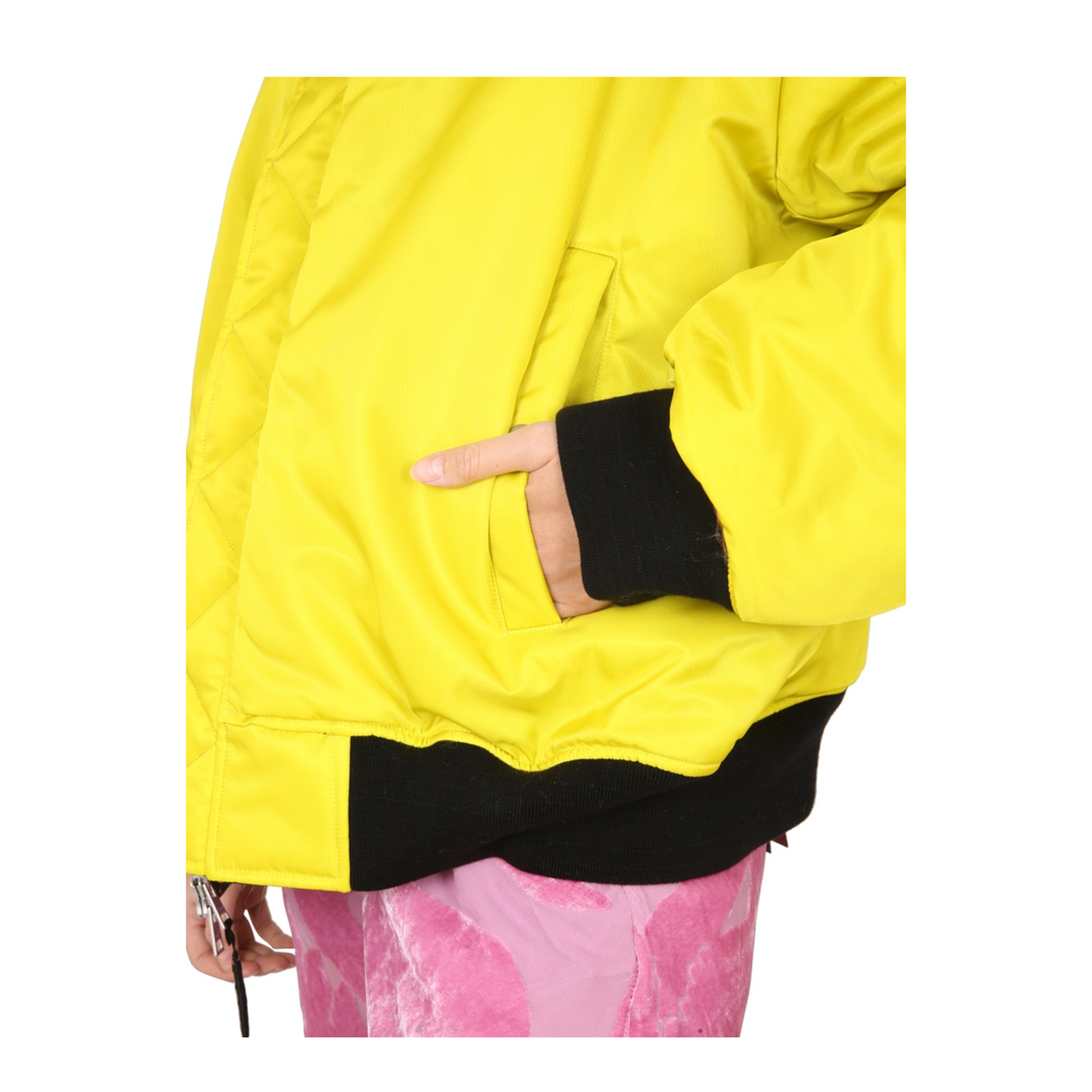 Patchwork Bomber Jacket - Image 3