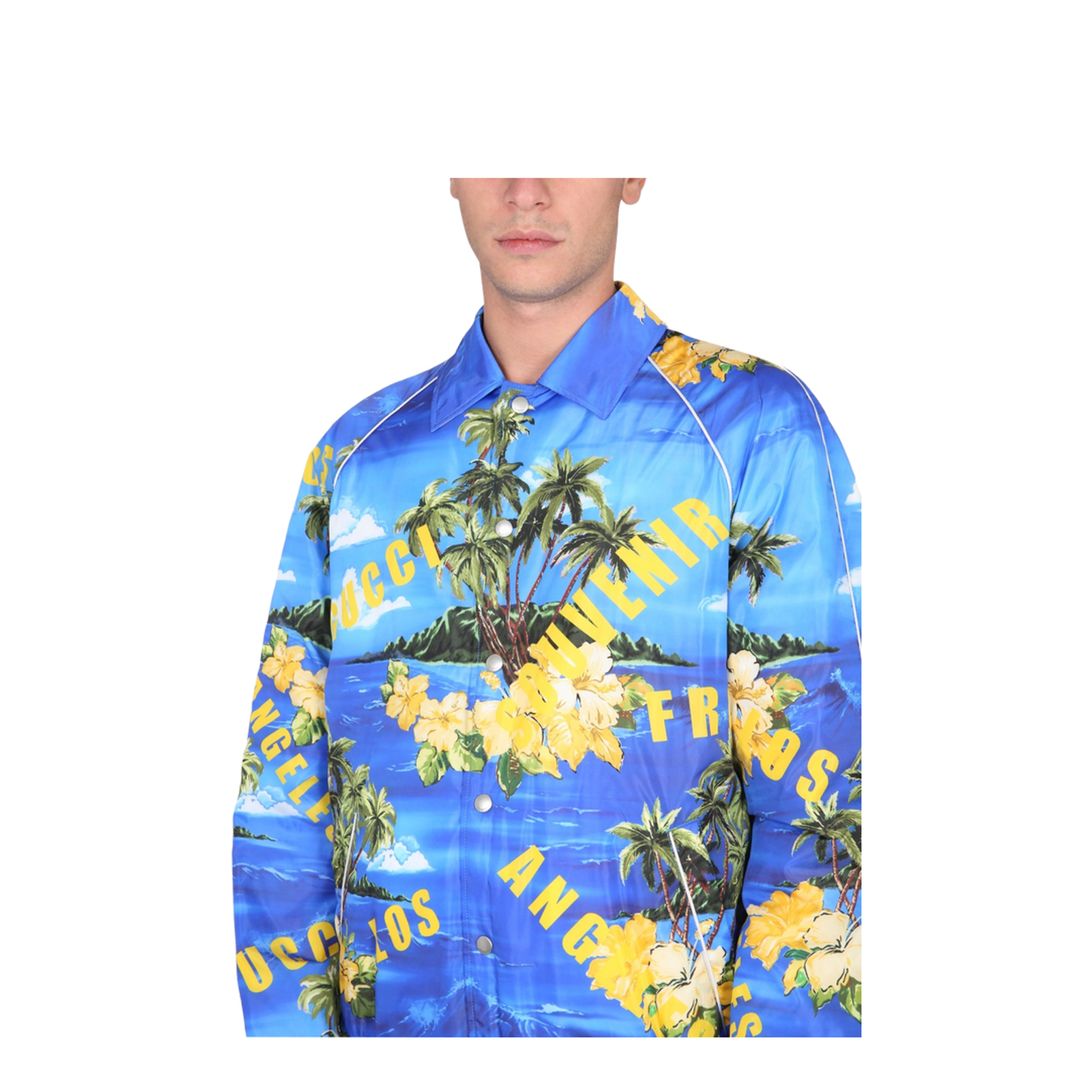 Nylon Jacket With Print - Image 4