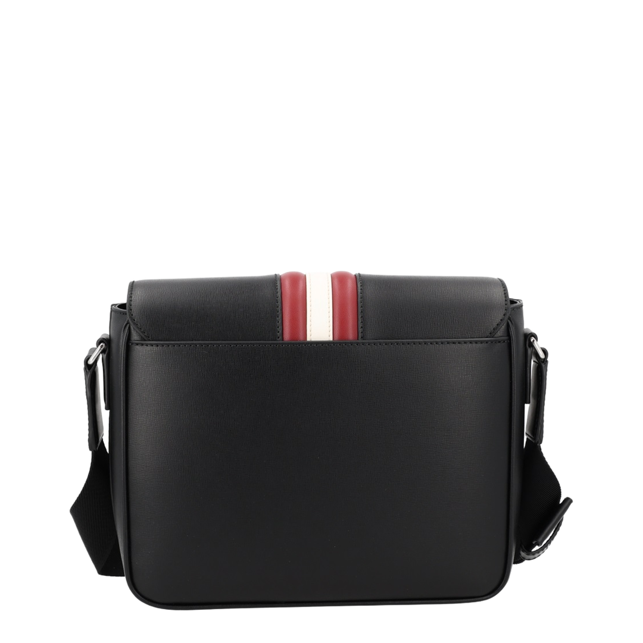 Mythos Recycled Bovine Leather Crossbody Bag - Black - Image 7