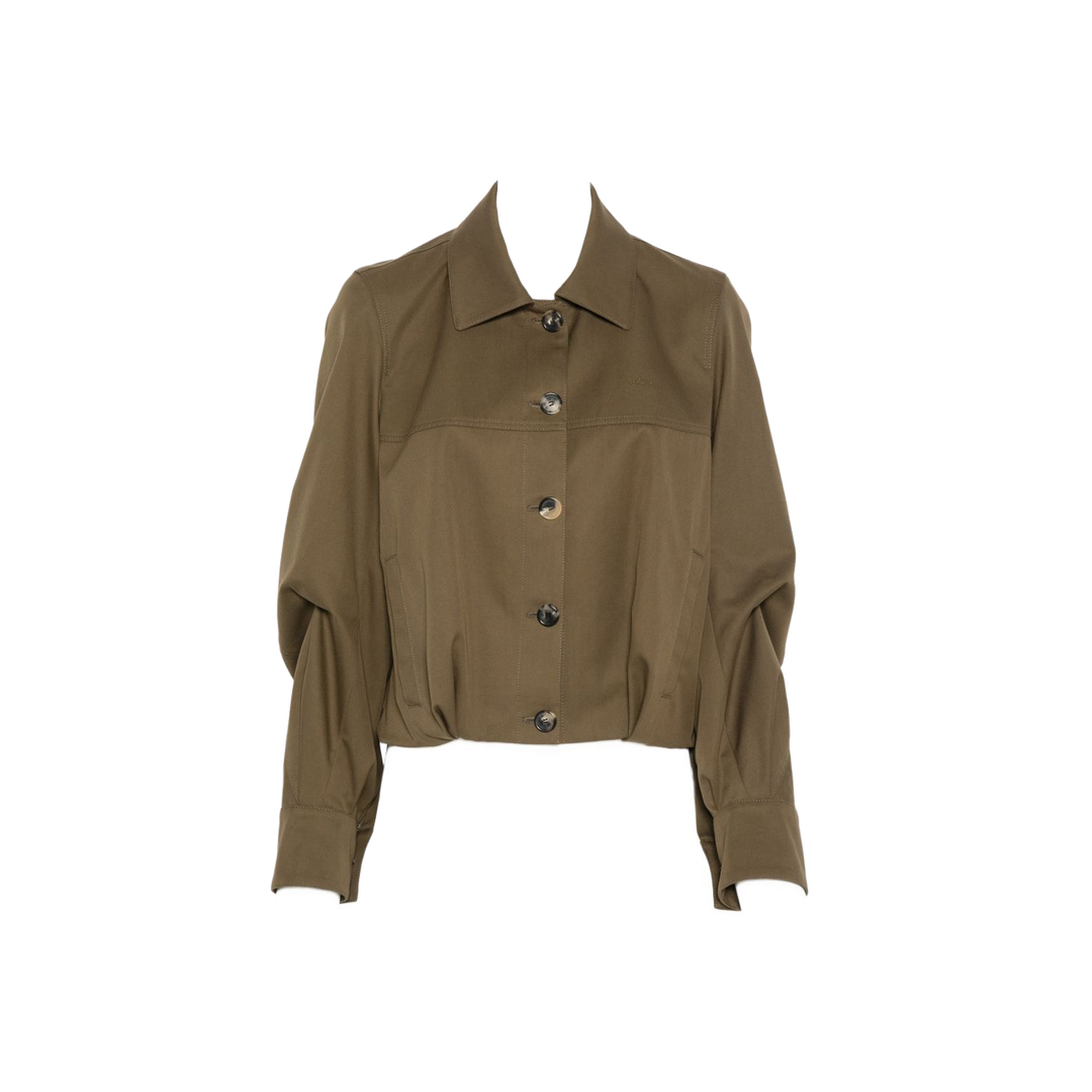 Cotton and Silk Blend Jacket - Image 1