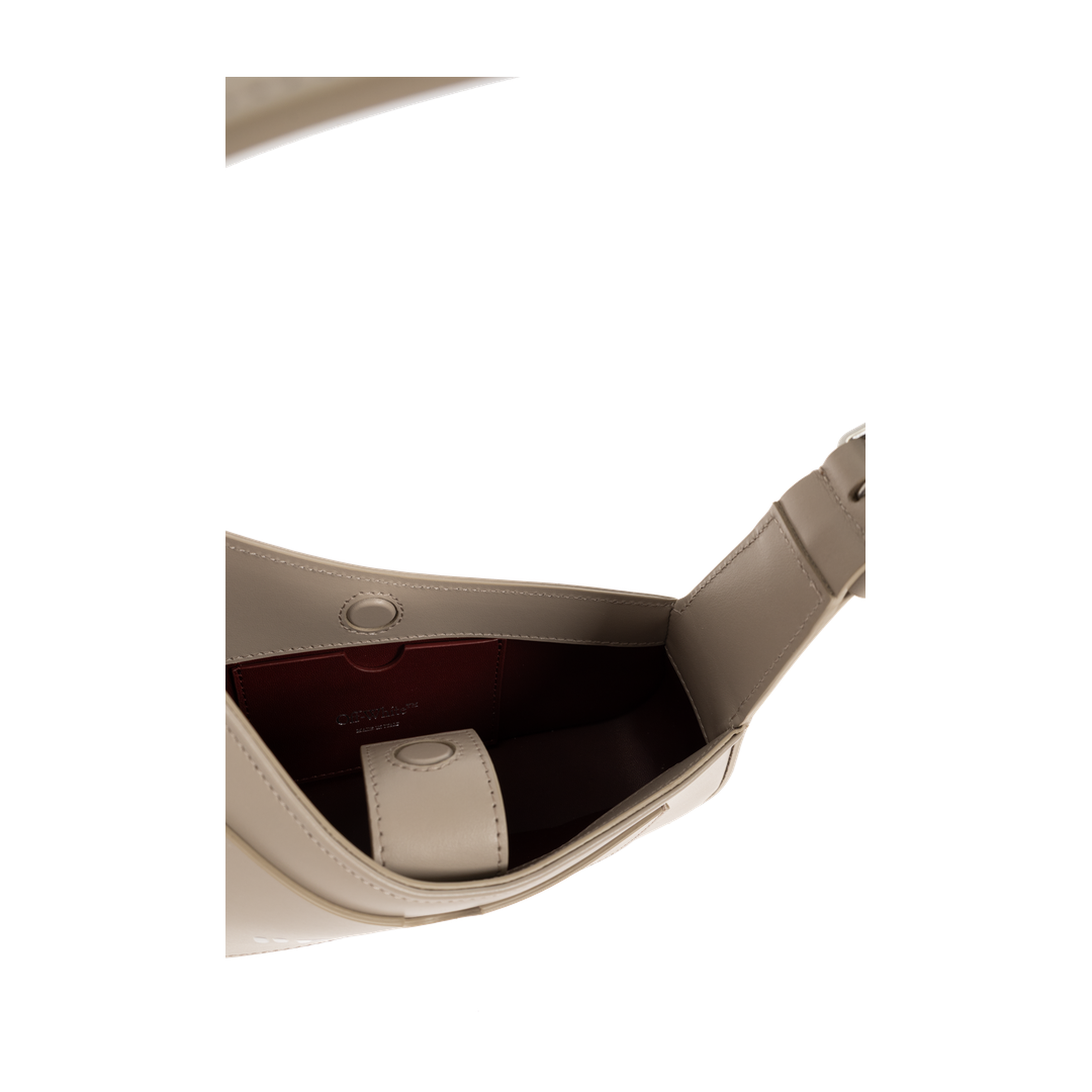 Glam Inside Small Calf Leather Tote - Beige - Image 4