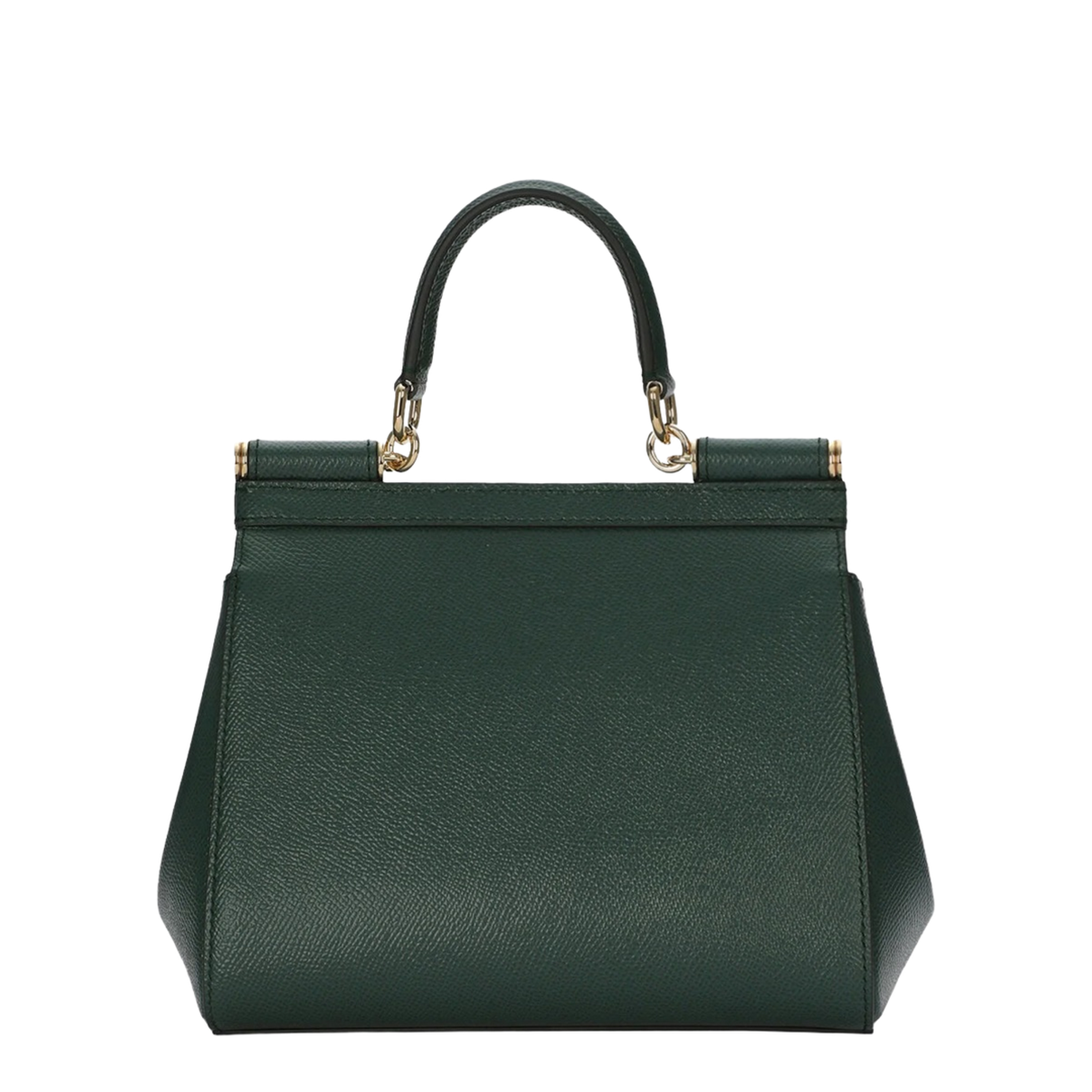 Sicily Small Calfskin Top-Handle Bag - Green - Image 3