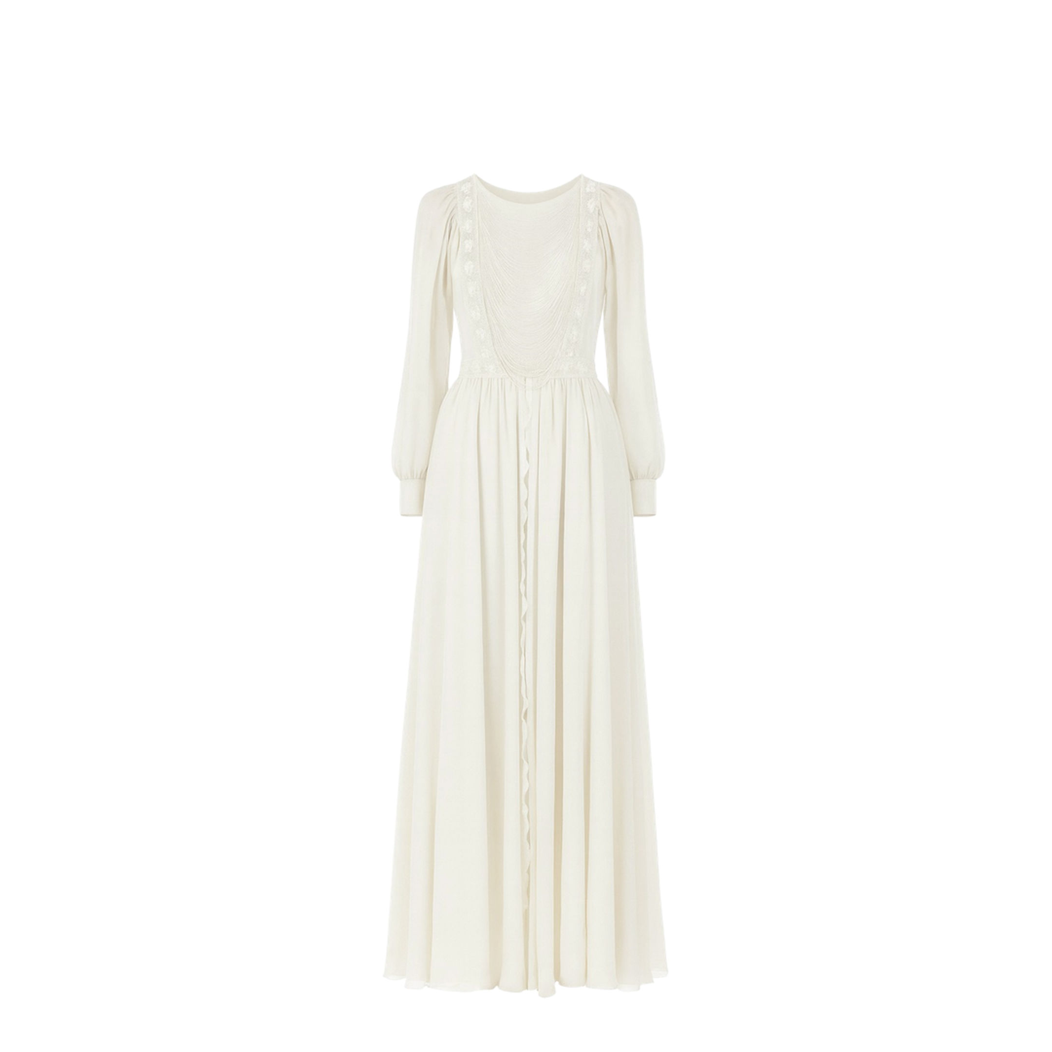 Silk Long Dress - Image 1
