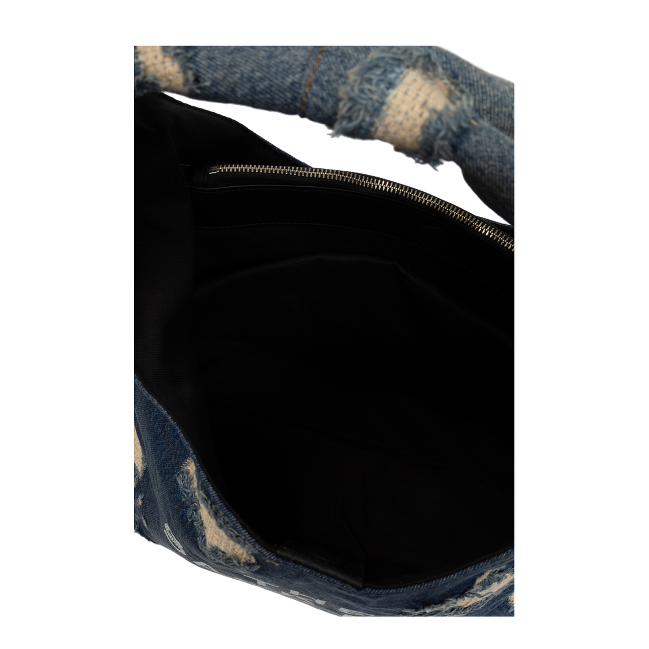 The Sack Denim Shoulder Bag - Blue - Image 5