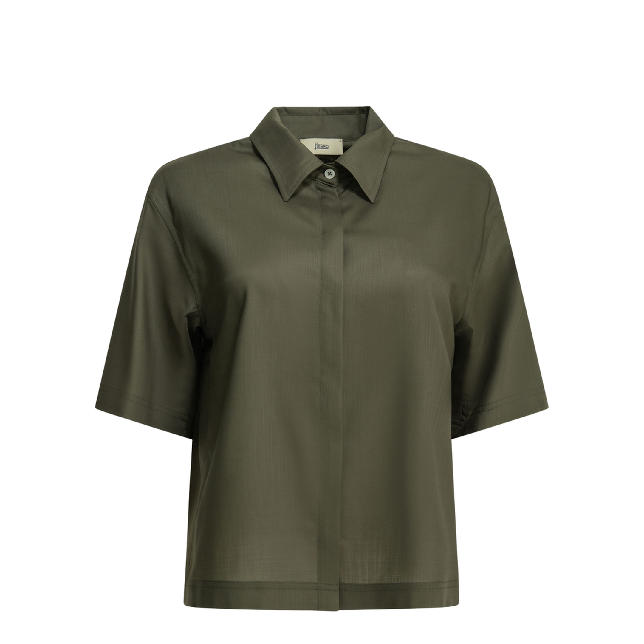 Virgin Wool Casual Shirt - Image 1
