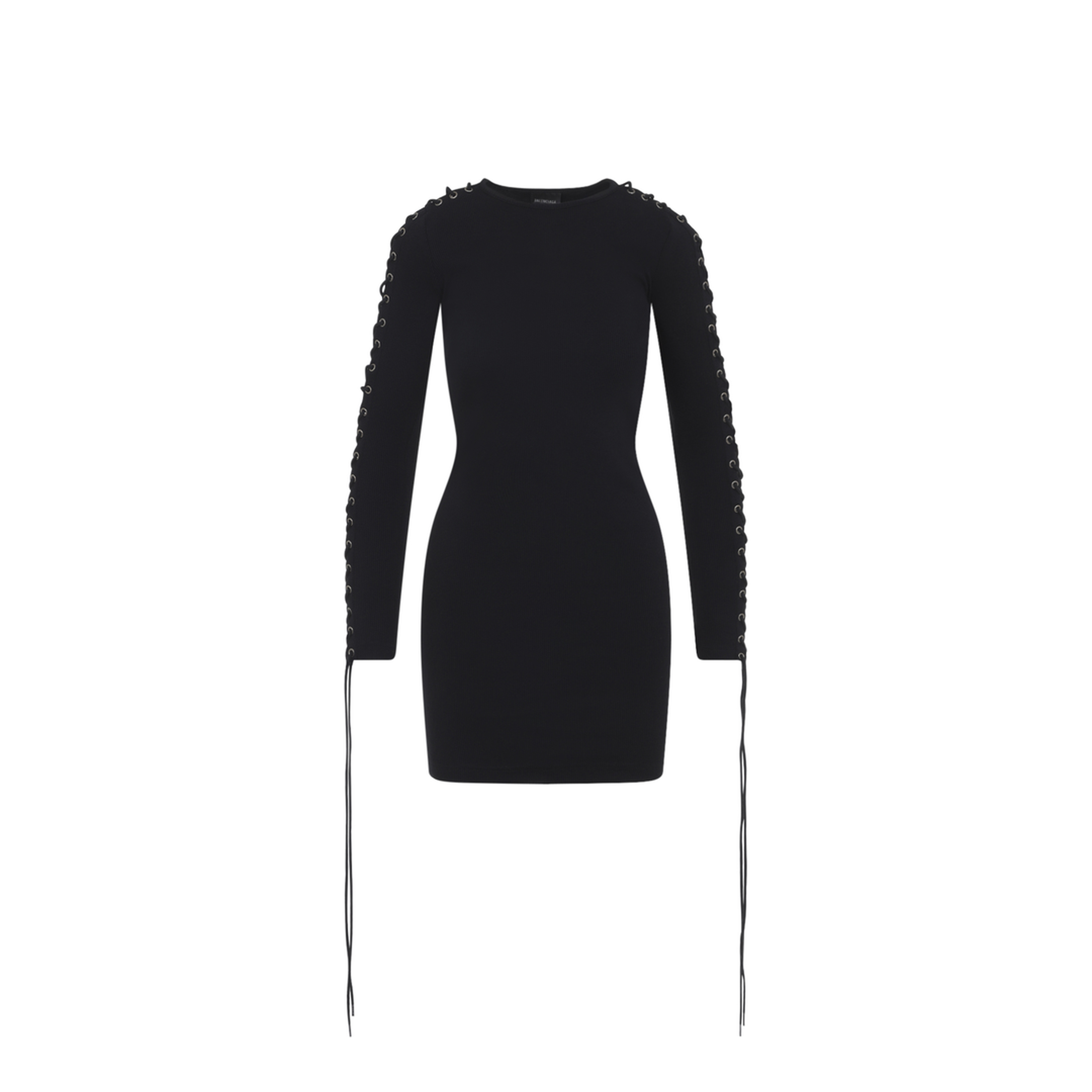 Lace-Up Mini Dress - Image 2