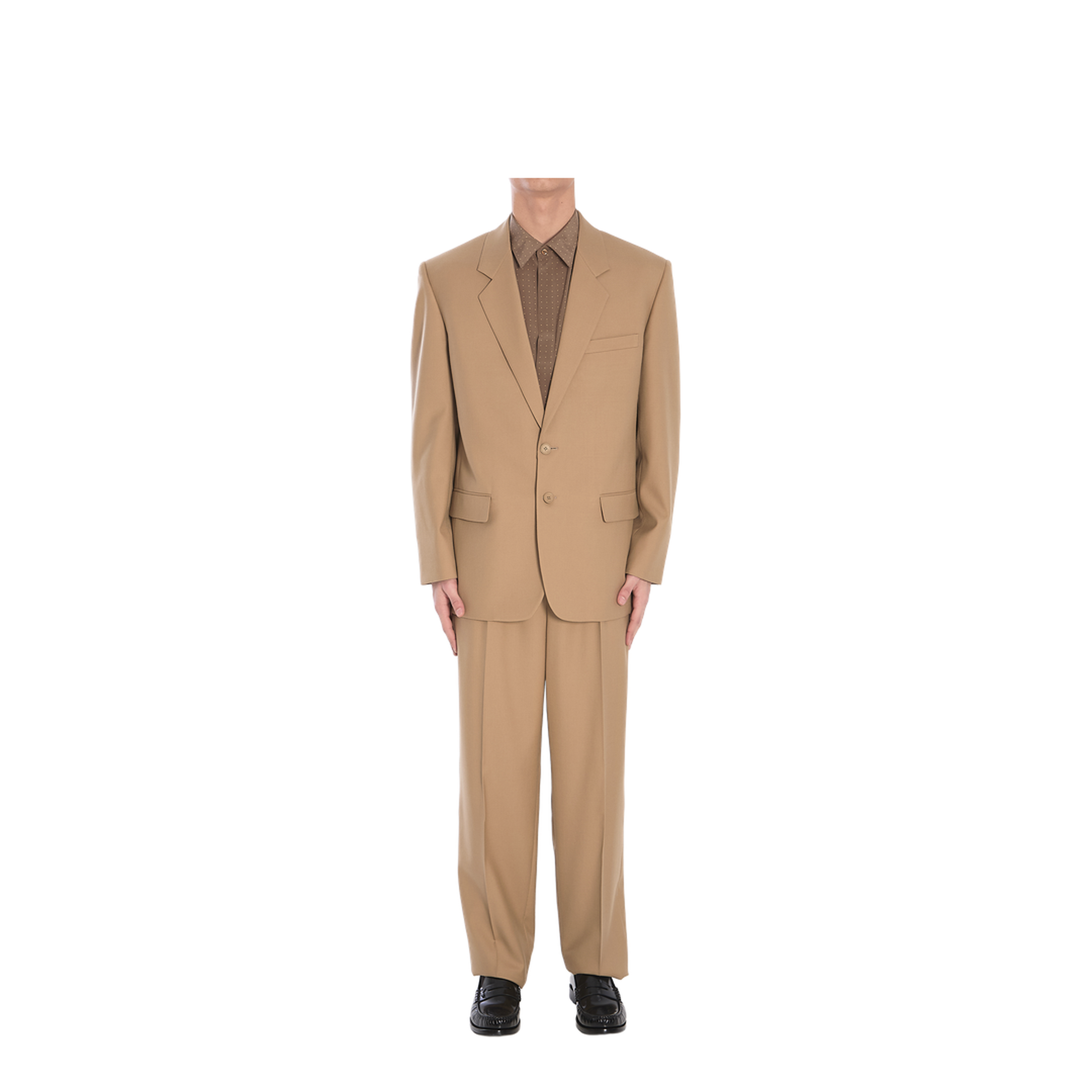 Single-breasted wool jacket - Image 5