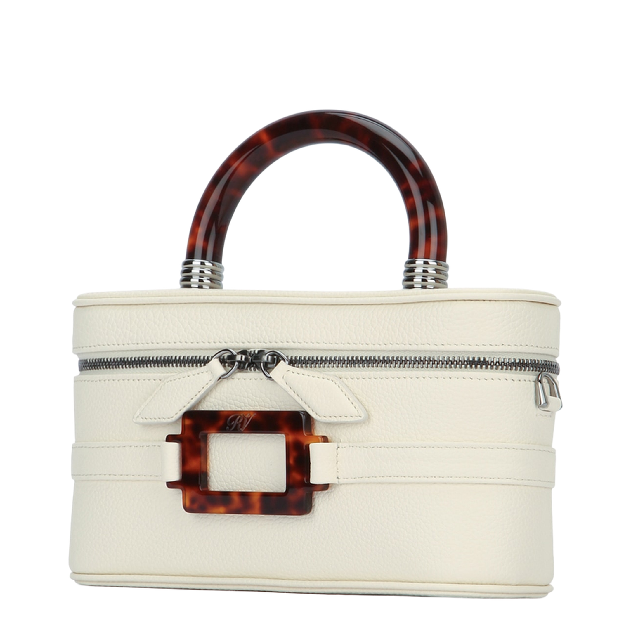 Belle Vivier Mini Calfskin Vanity Bag - Cire’ - Image 2
