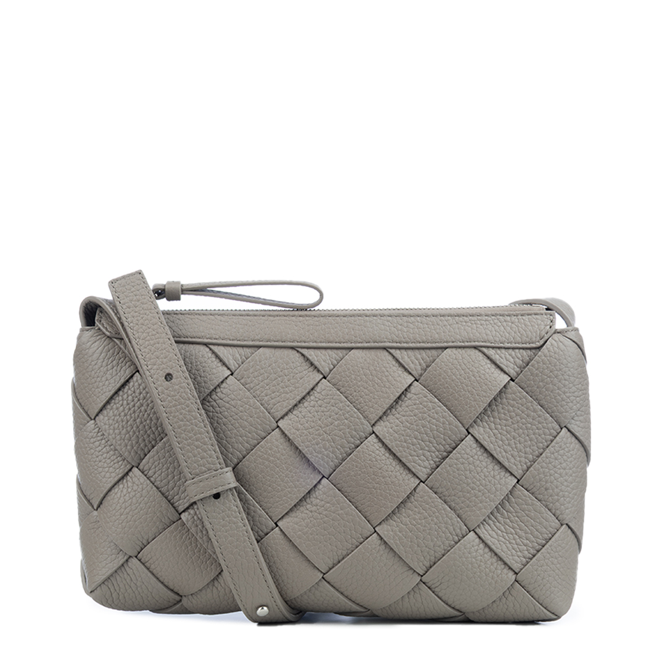 Diago Calfskin Messenger - Limestone - Image 1