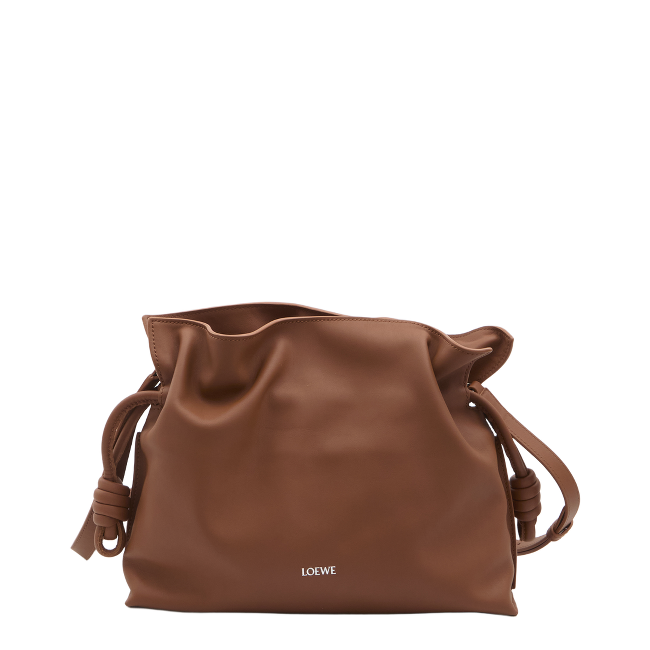 Flamenco Medium Calfskin Clutch Bags - Squirrel - Image 1