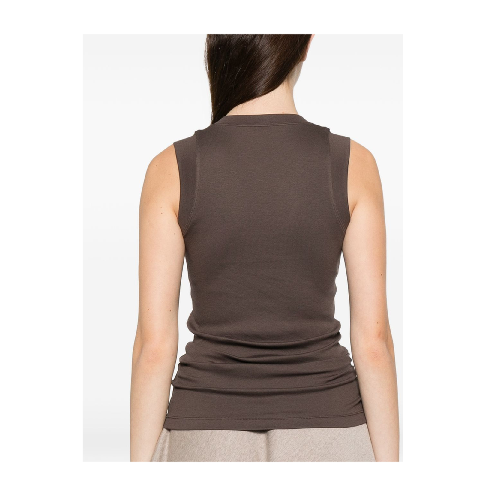 Women's Vest Brown - Image 3