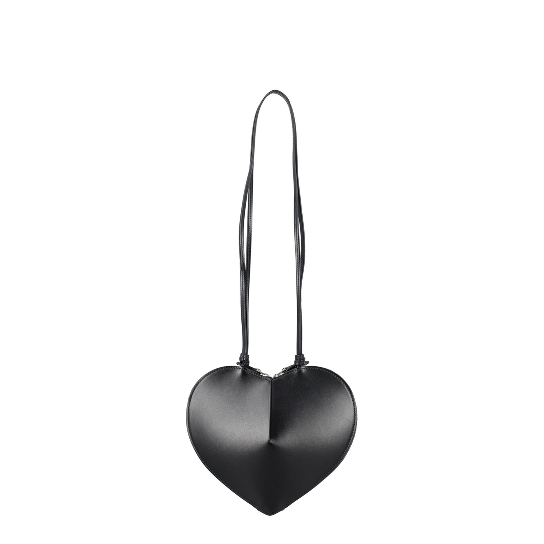 Le Cœur Bag in Calfskin - Noir - Image 4