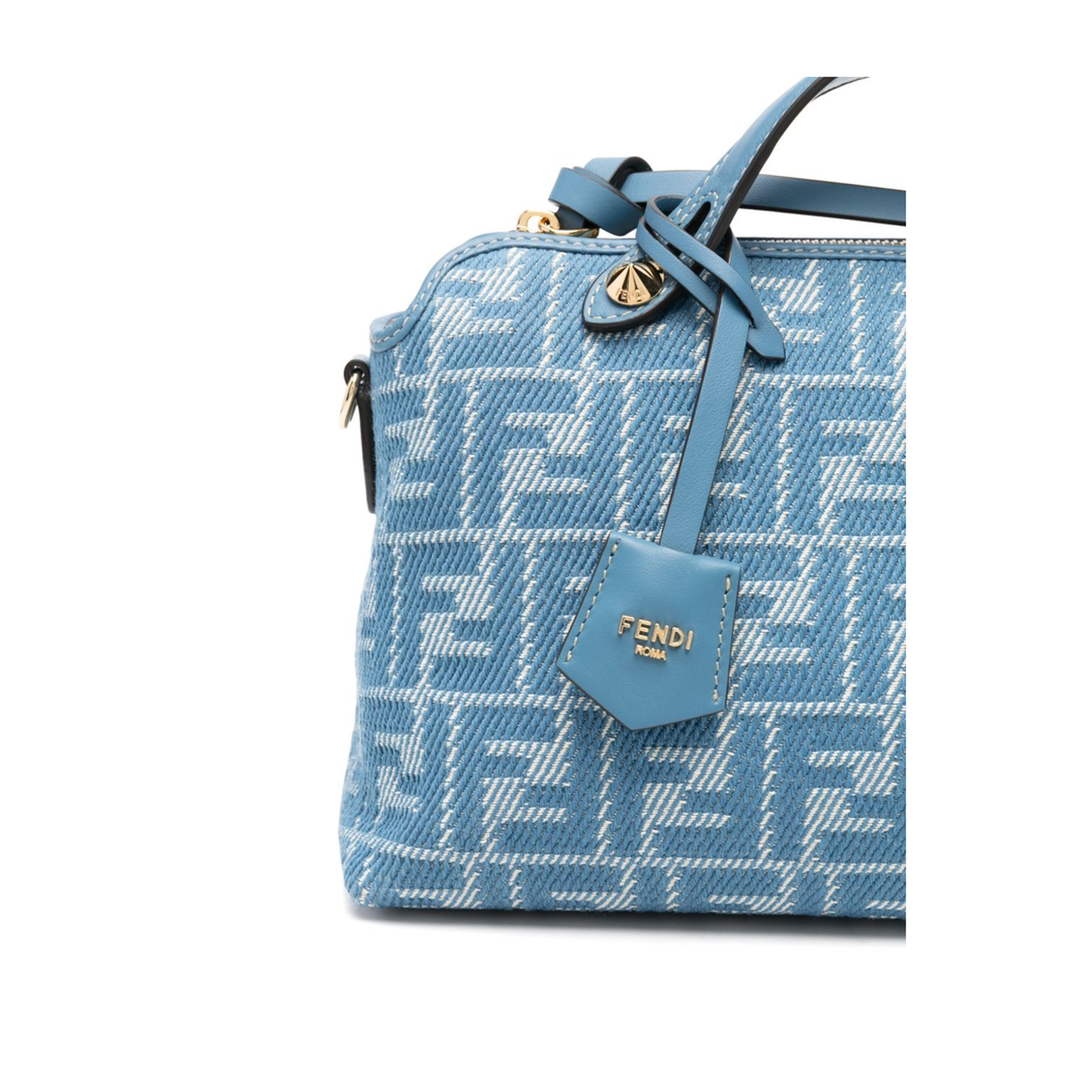 By The Way Medium Denim Handbags - Blue - Image 4