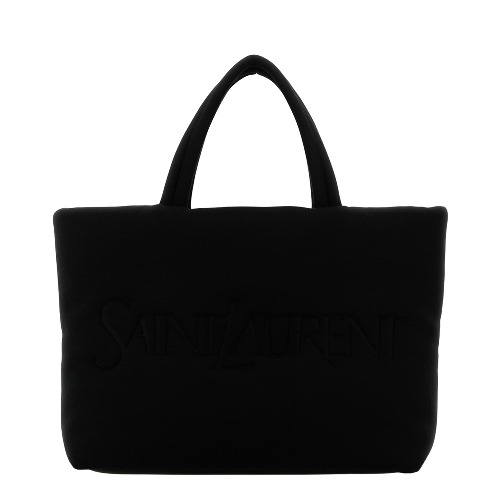 Embossed Wool Tote Bag - Image 1