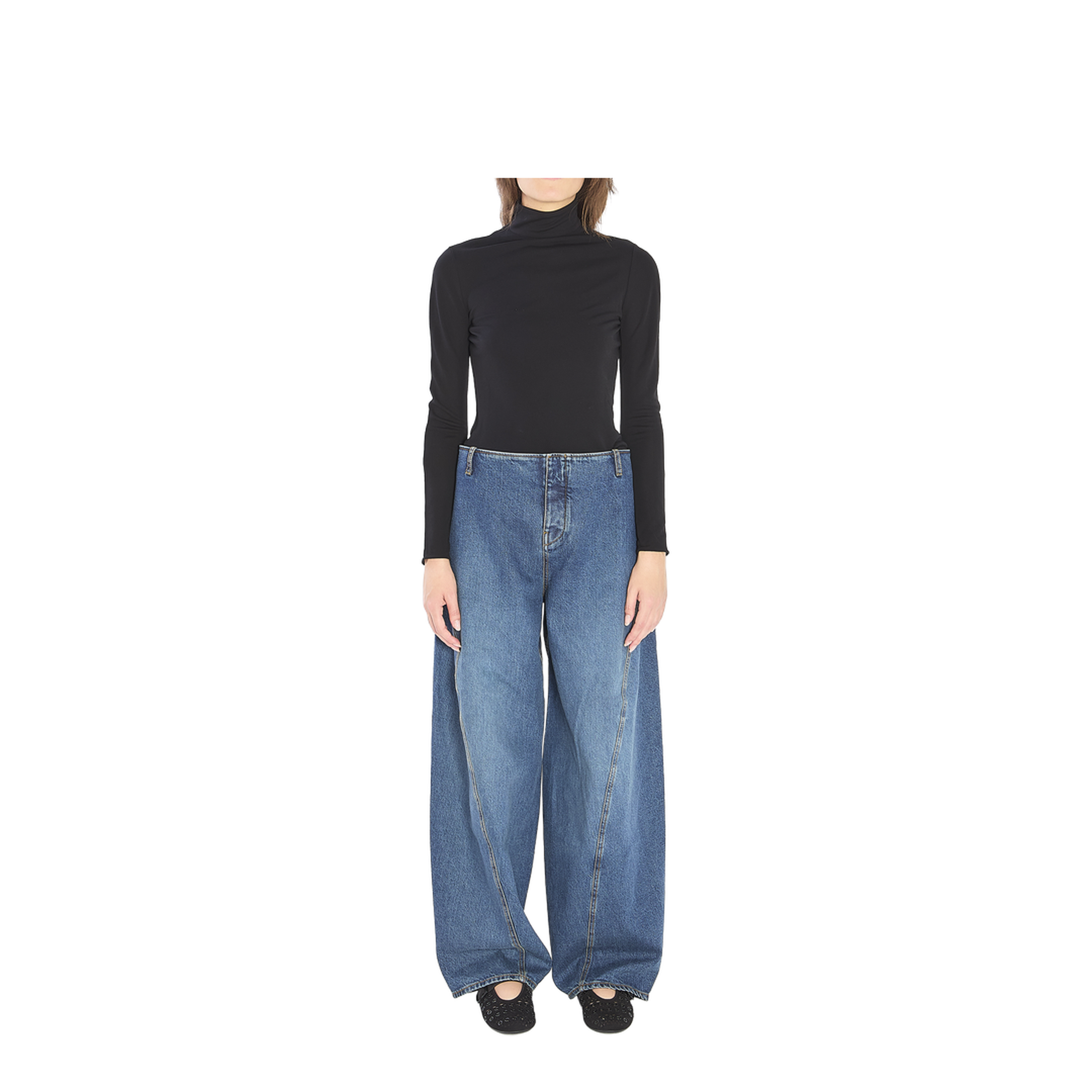 Fluid Jersey Bodysuit with Heart Cut-Out - Image 5