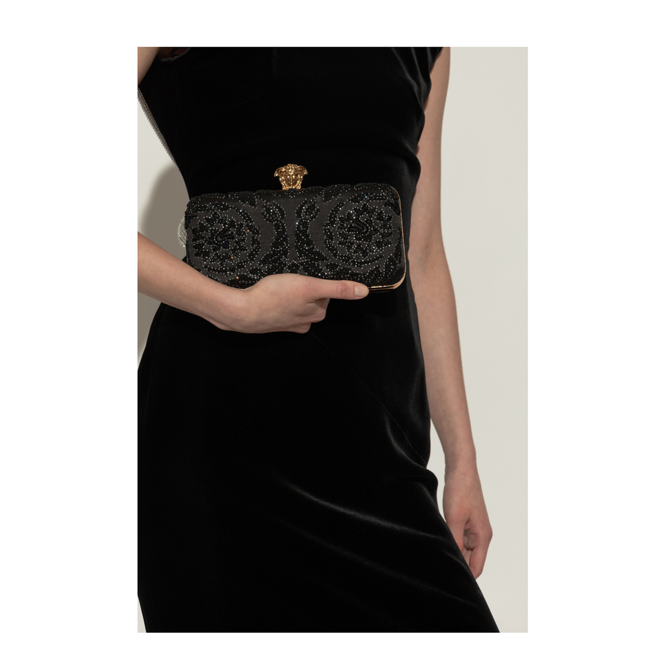 Chain Couture-print Midi Dress - Image 2