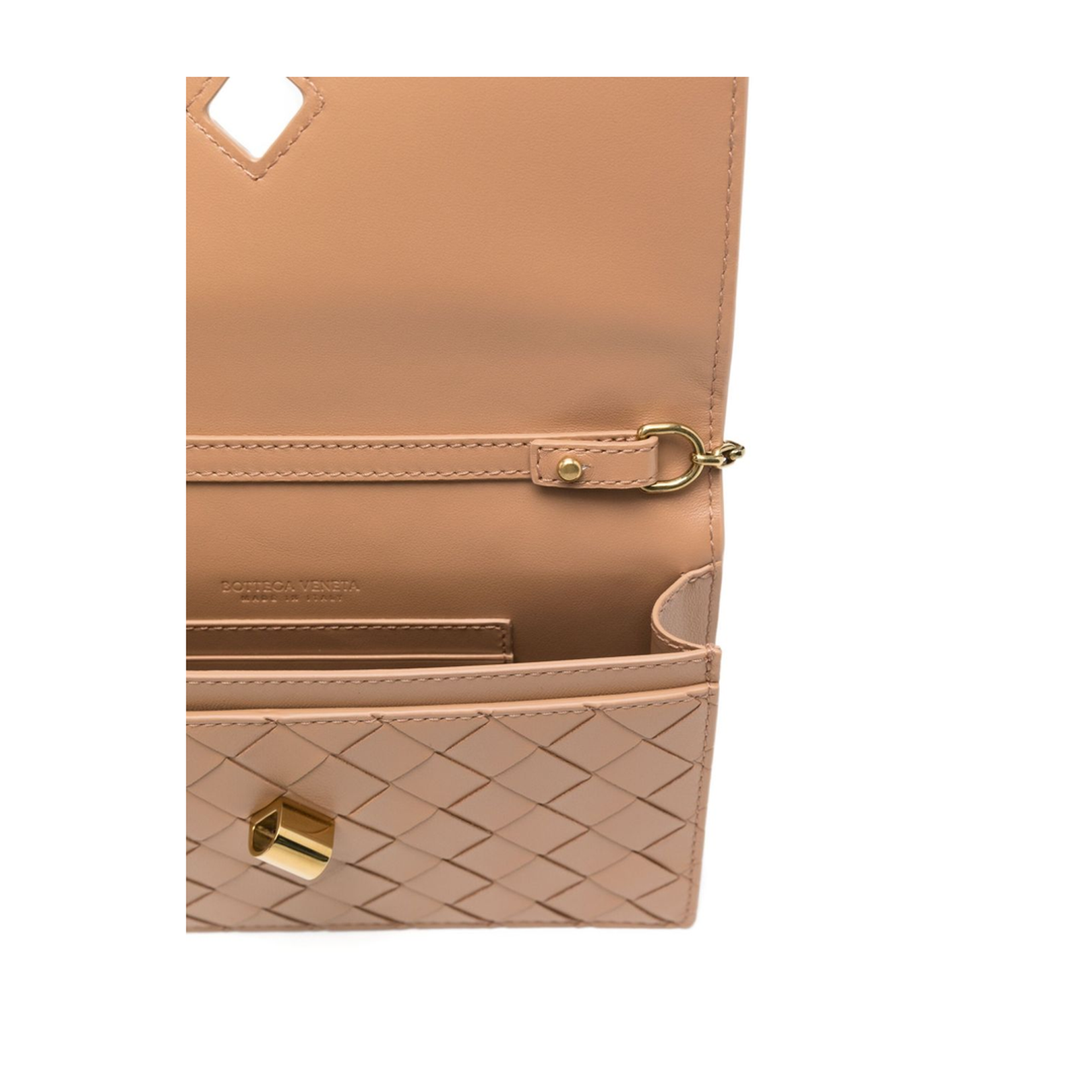 Andiamo Chain Pouch Nylon Brown - Image 4