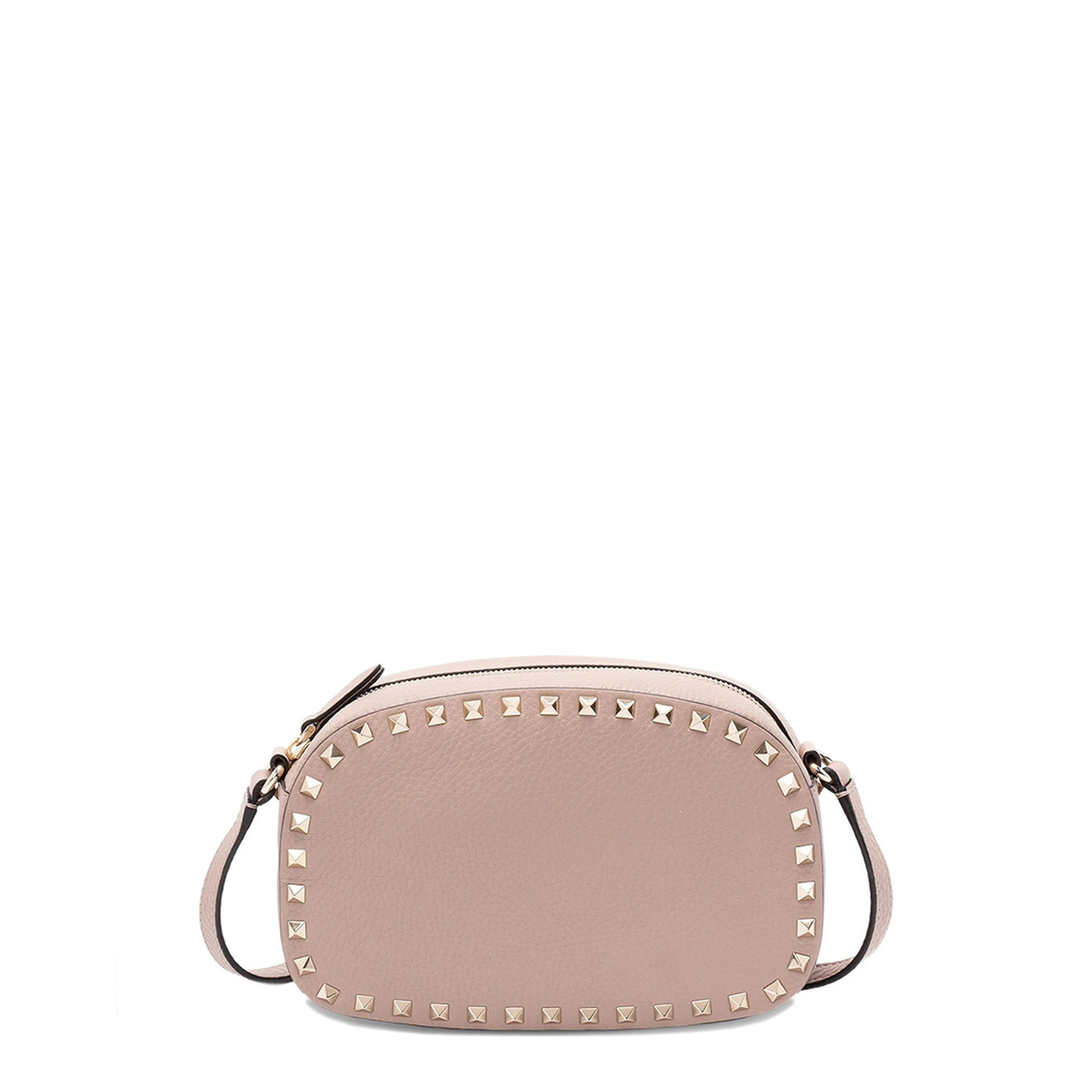 Rockstud Mini Calf Leather Shoulder Bag - Pink - Image 5