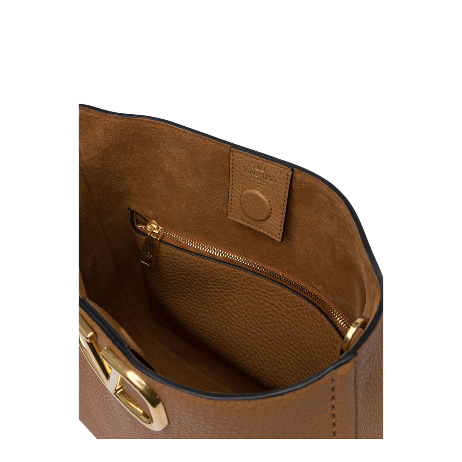 Medium Almond Alltime Shoulder Bag - Image 5