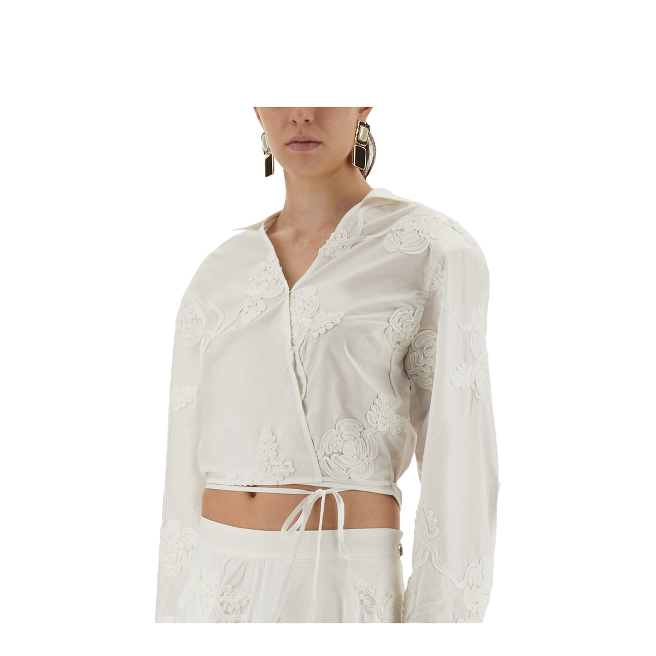 Wrap-Around Shirt Top - Image 4
