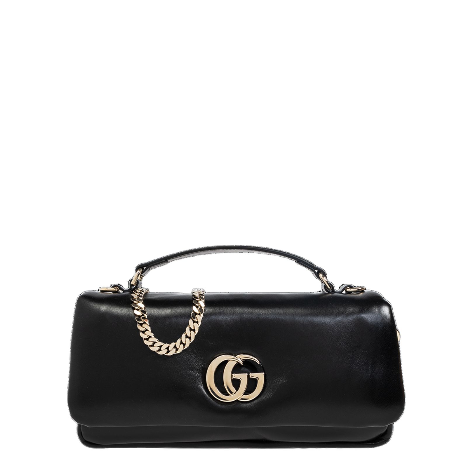 Go Small Leather Shoulder Bag - Black - Image 5