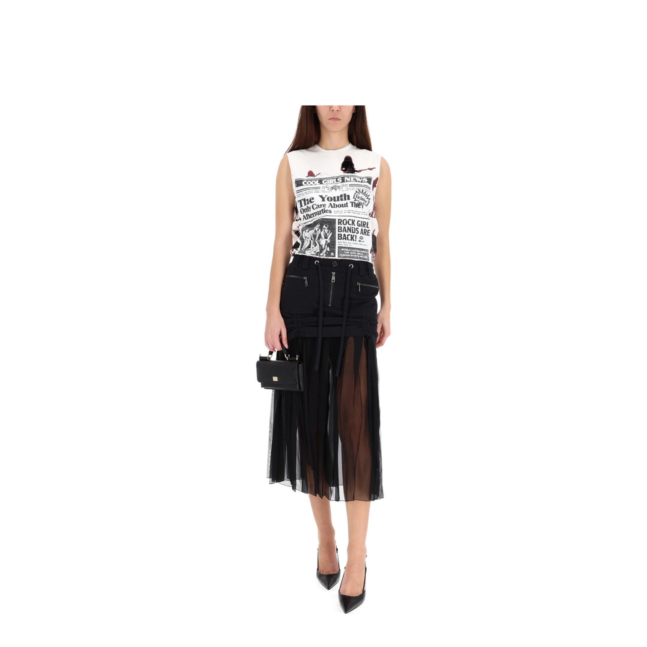 Silk Midi Skirt - Image 2