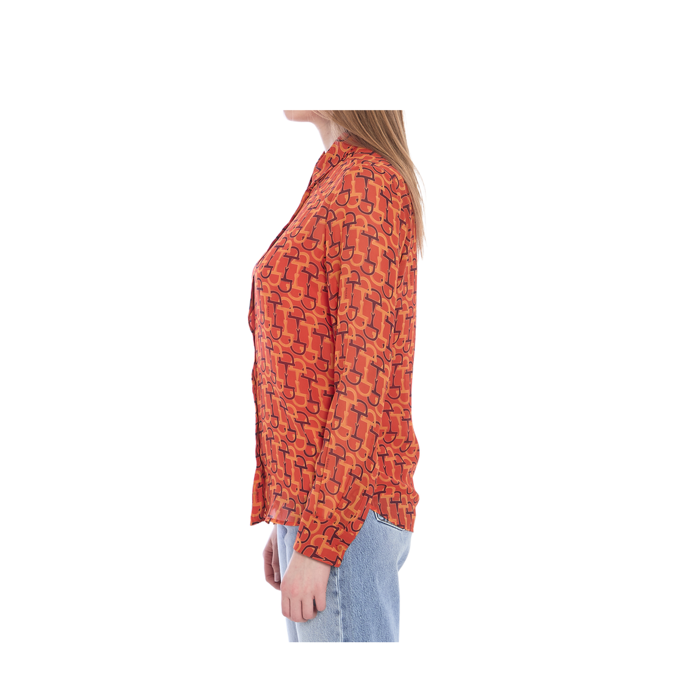 Printed Silk Blouse - Image 3