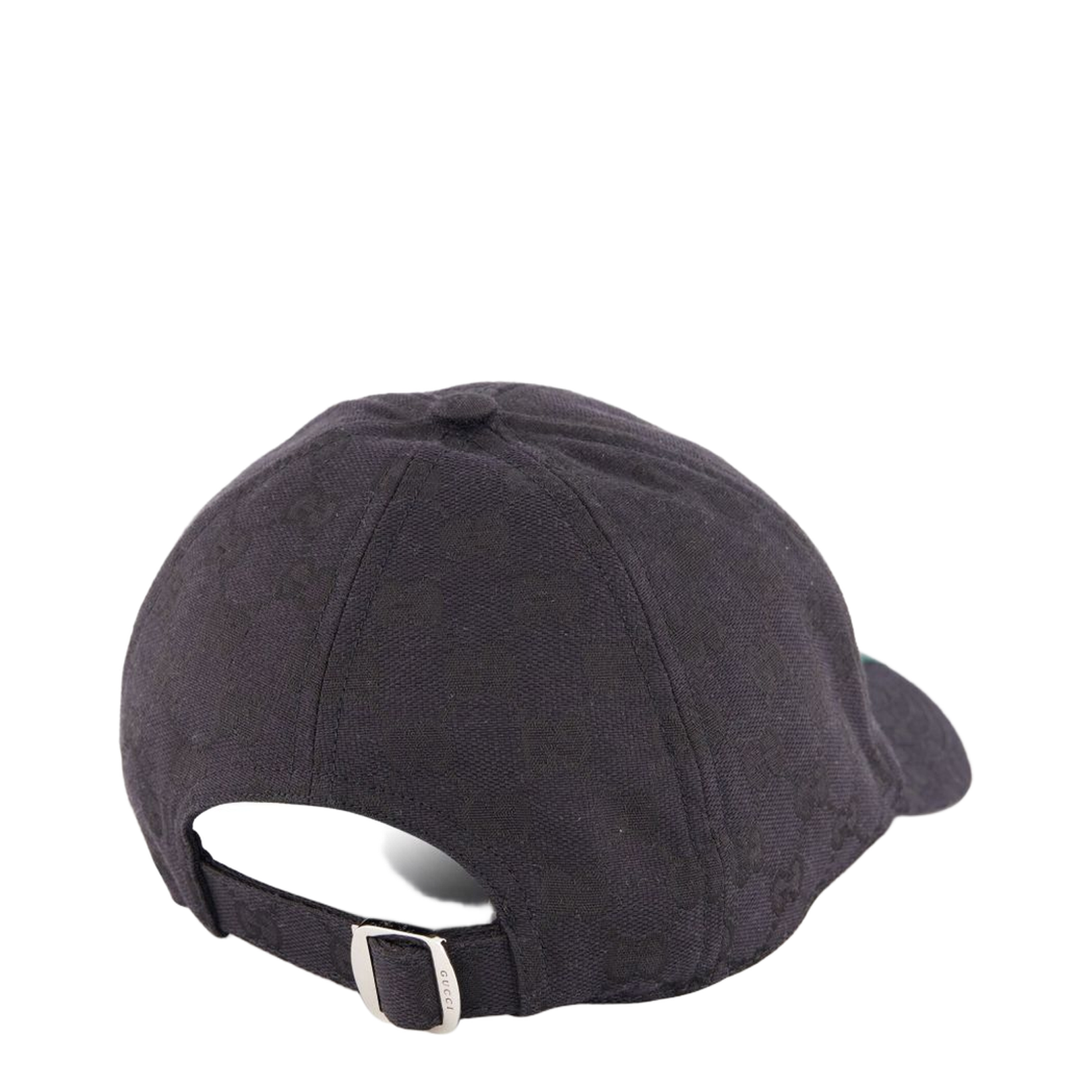 Canvas Baseball Hat in Black - Image 2