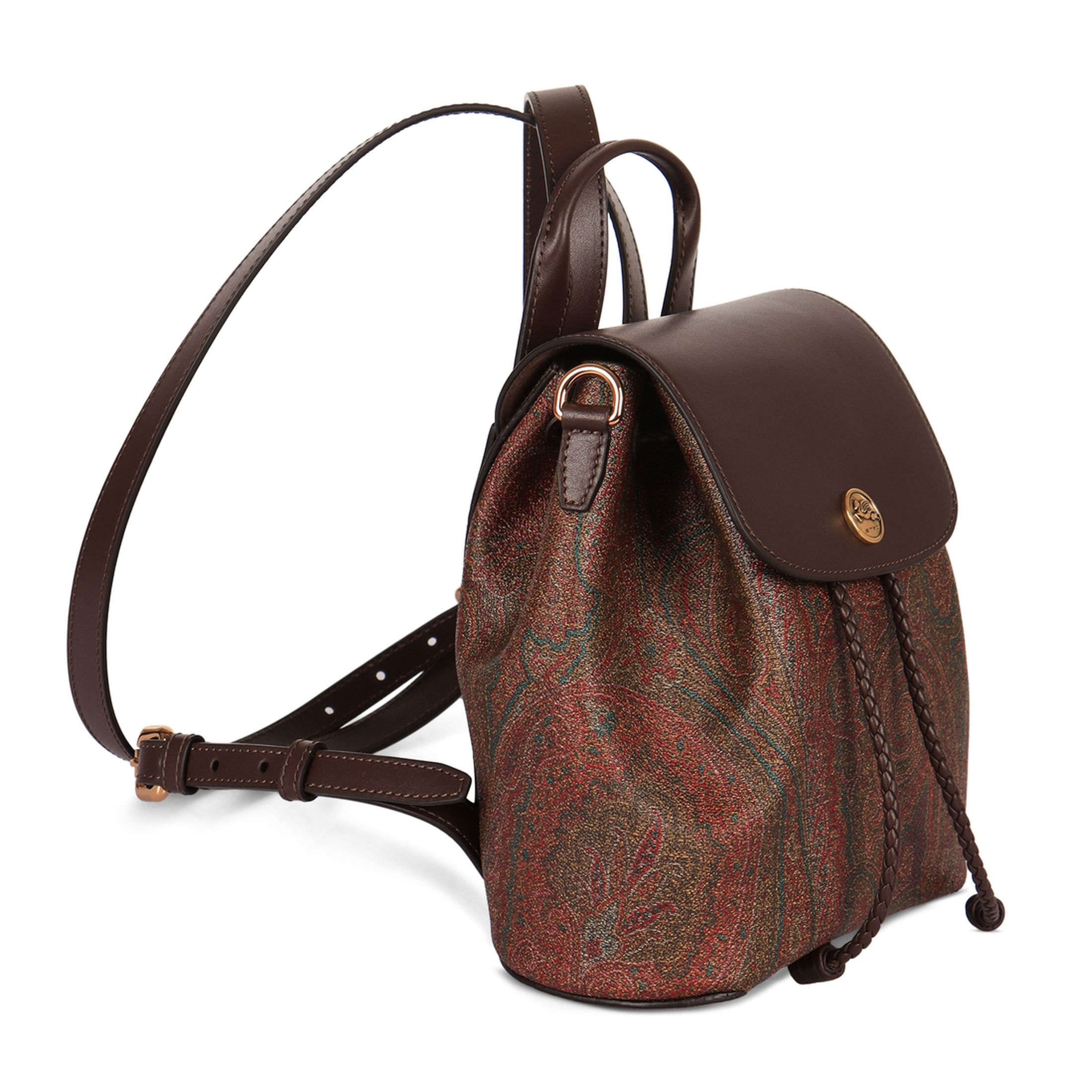 Arnica Paisley Small Backpack - Brown - Image 3
