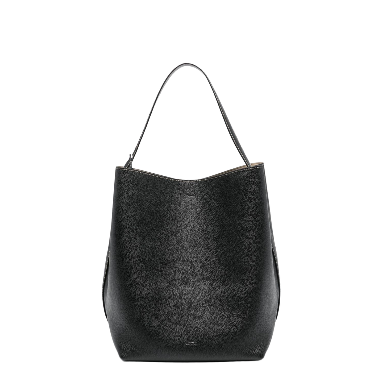Leather Belted Tote Shoulder Bag - Image 1