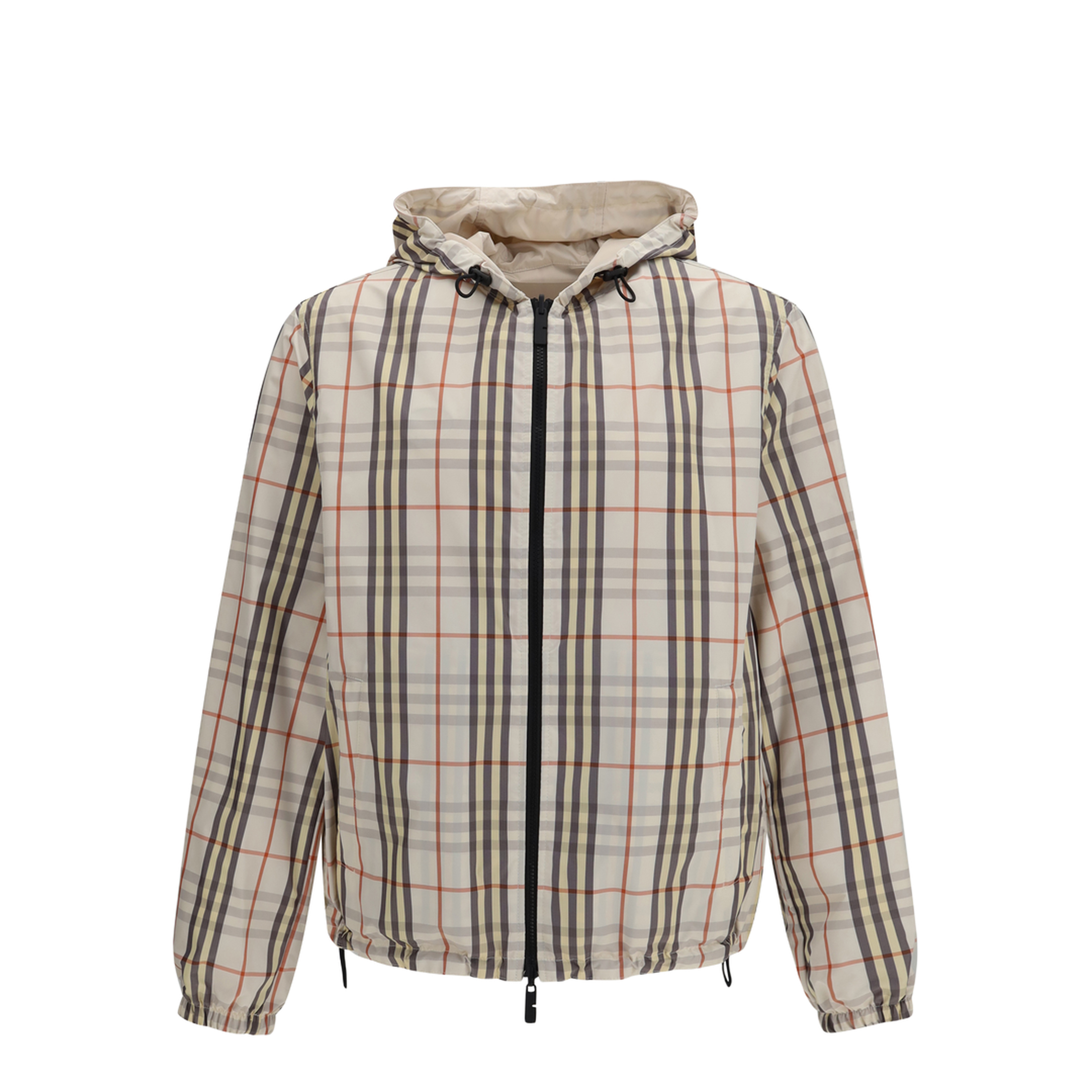 Reversible Check Hooded Jacket - Image 2