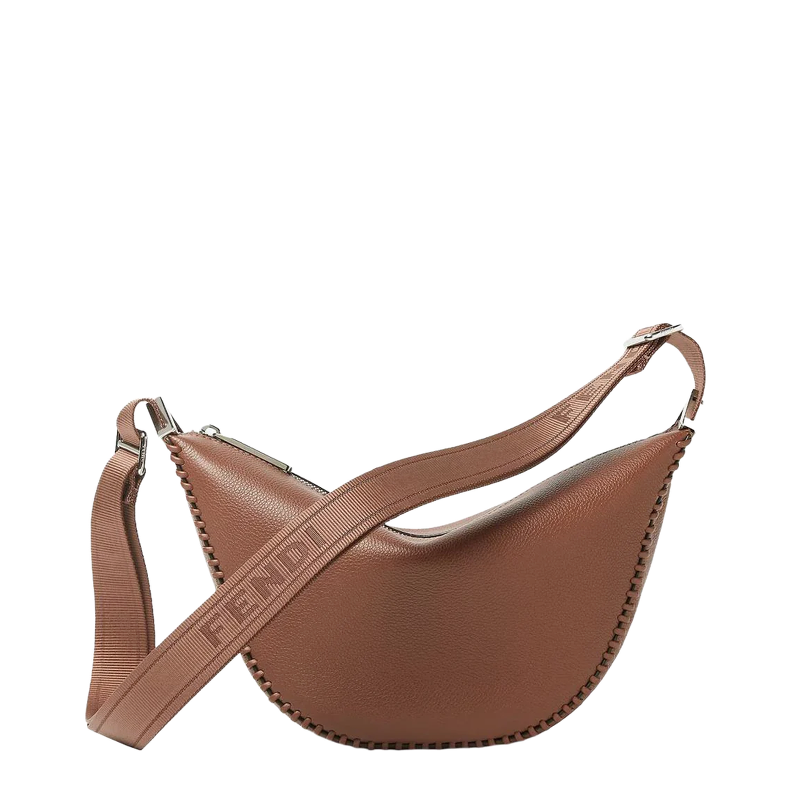 Melon Crossbody Bags Leather Brown - Image 1