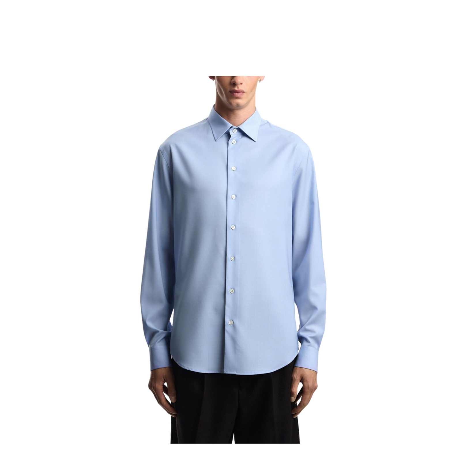 Icon Shirt in Tropical Light Wool Canvas - Image 4