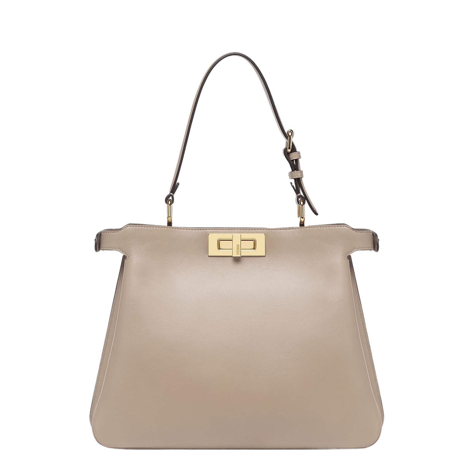 Peekaboo Leather Top Handle Bags - Beige - Image 3