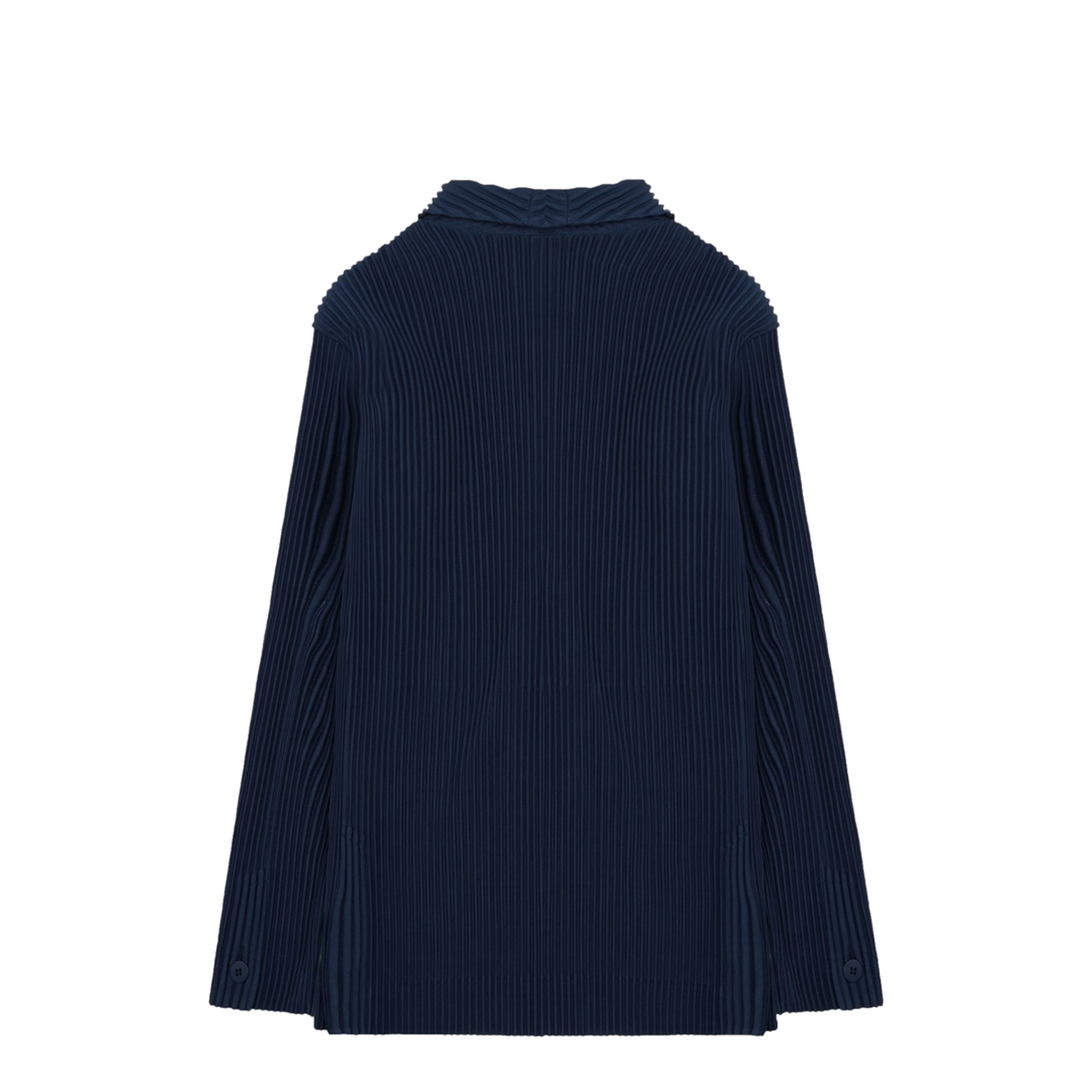 Double-Breasted Pleated Jacket - Image 2