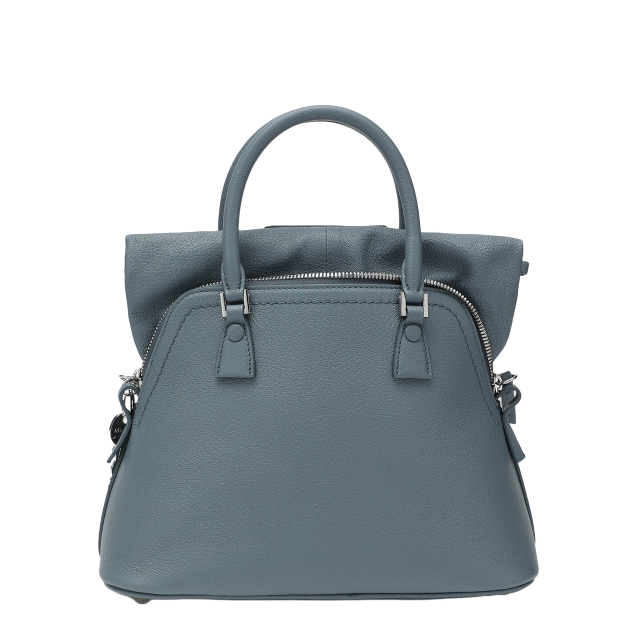 5AC Classique Mini Goat Leather Bag - Blue-Grey - Image 2