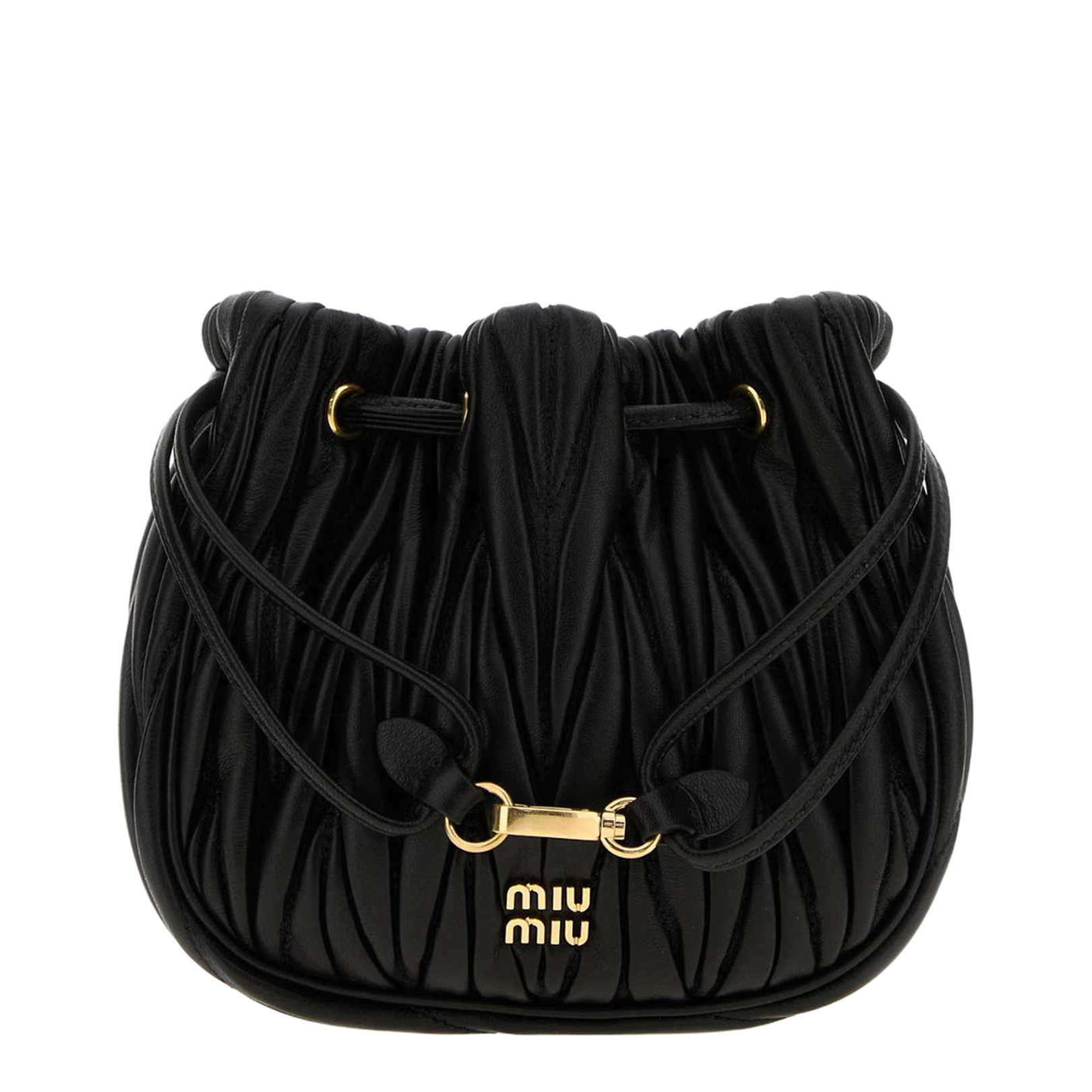 Black Nappa Leather Pouch - Image 1