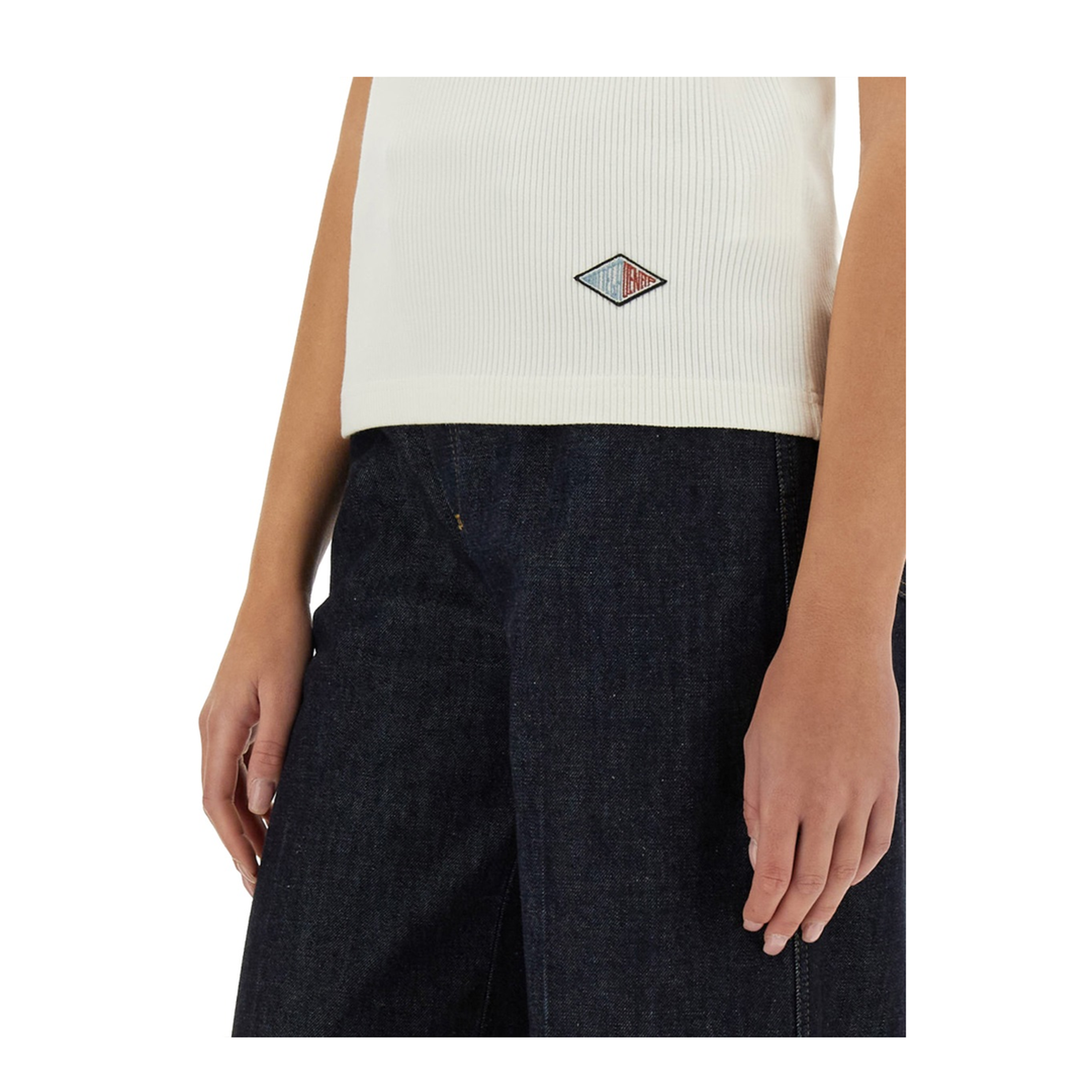Ribbed Cotton Jersey Top - Image 4