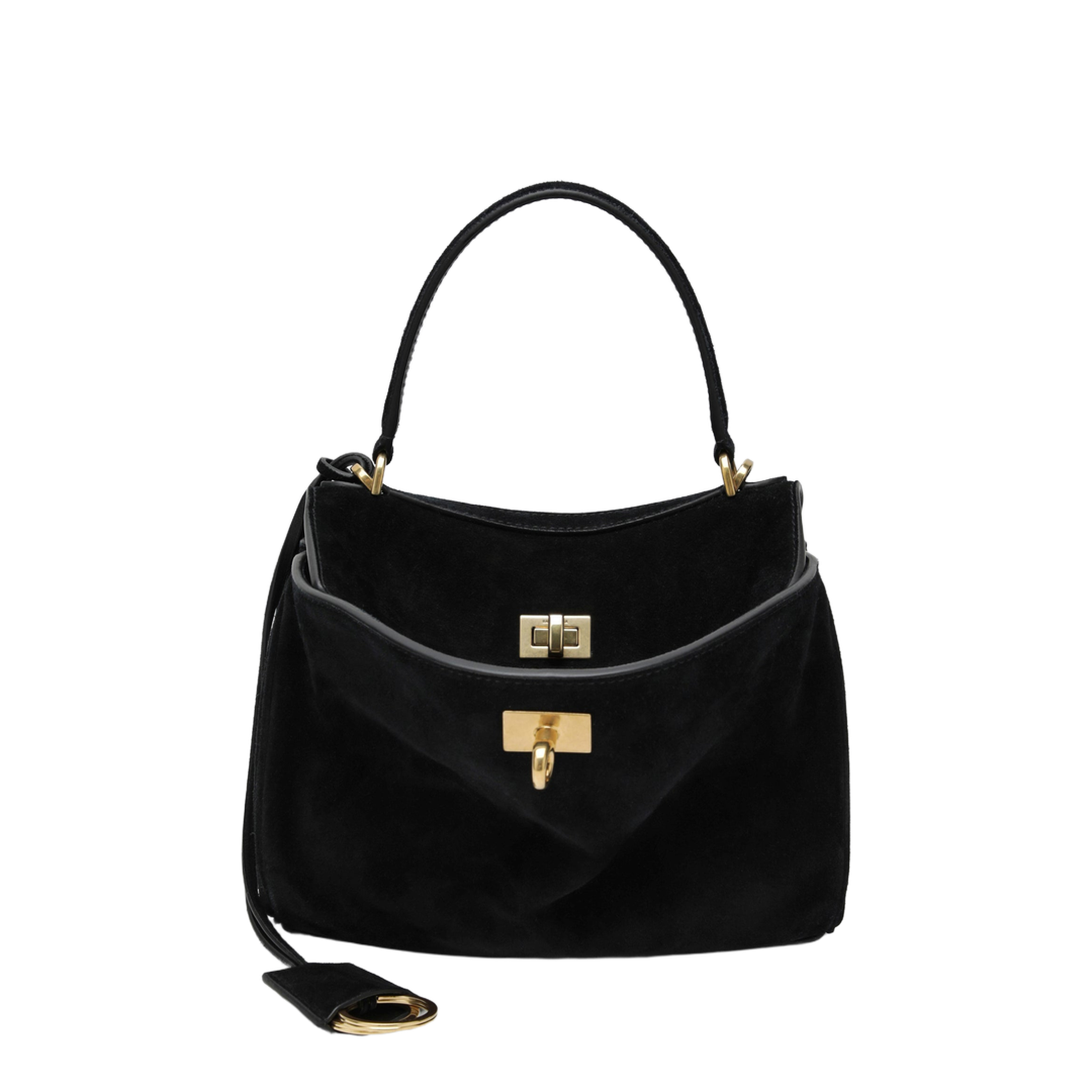 Rodeo Mini Suede Handbags - Black - Image 1