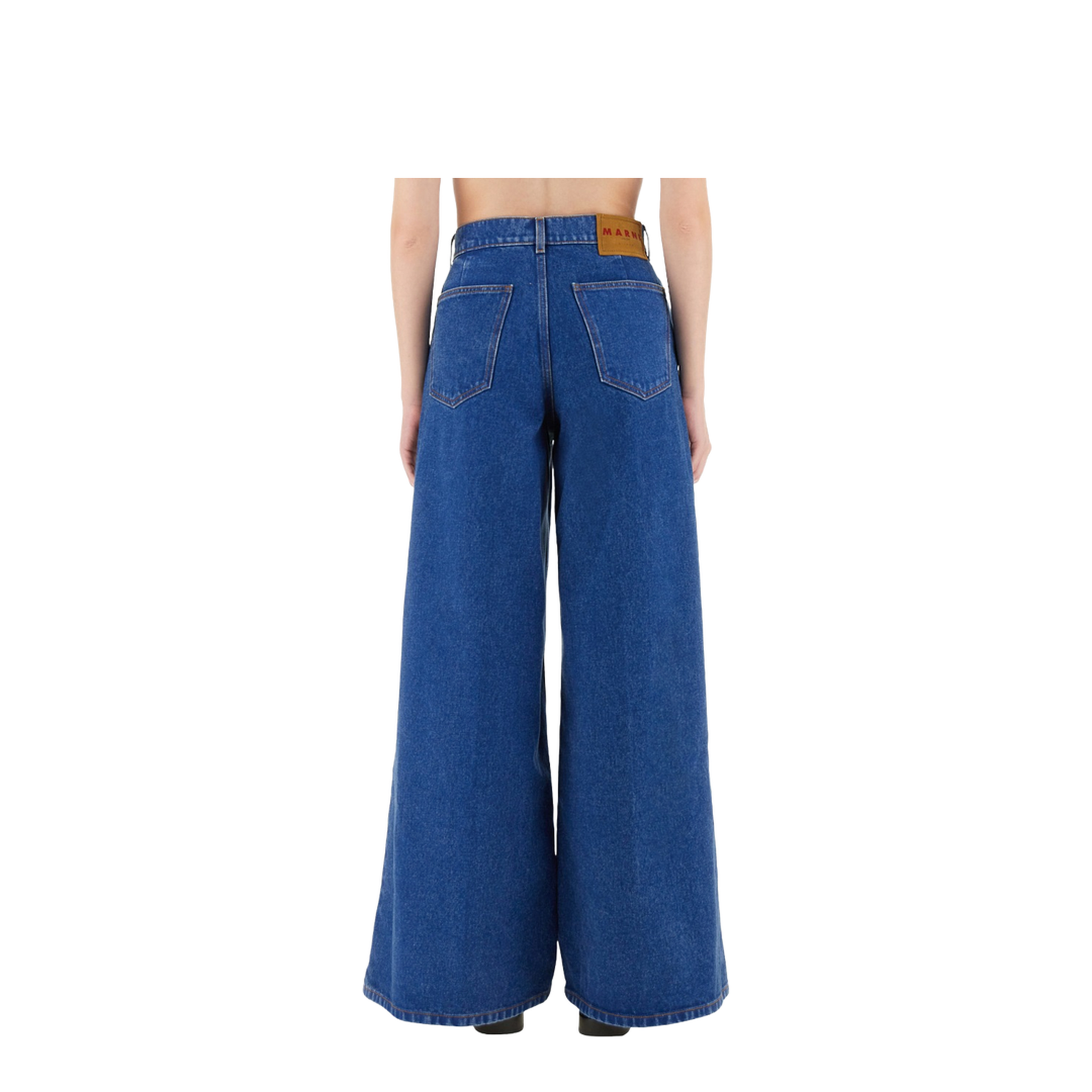 Wide Flared Leg Jeans - Image 3
