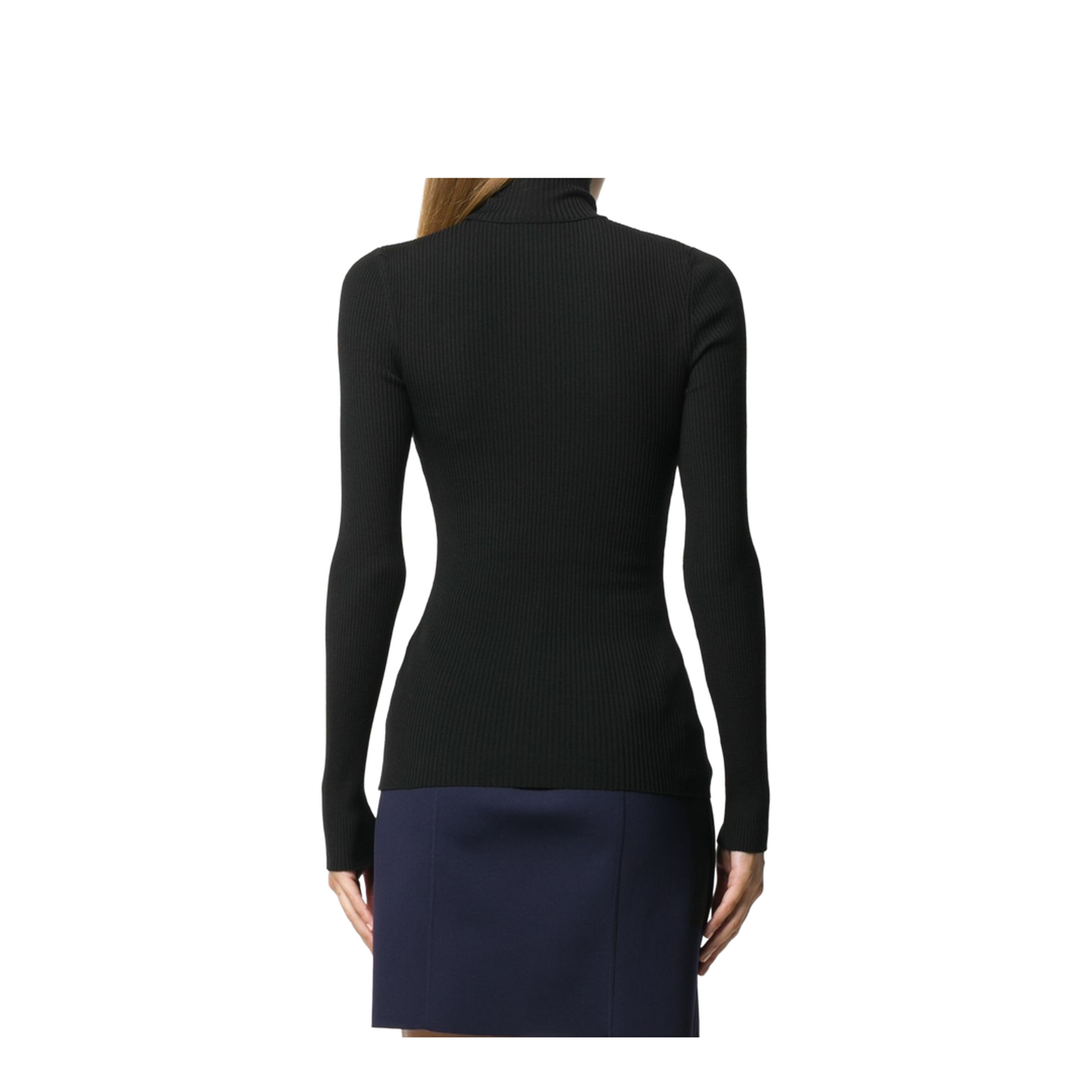 Merino Fine Rib Top Long Sleeves - Image 3