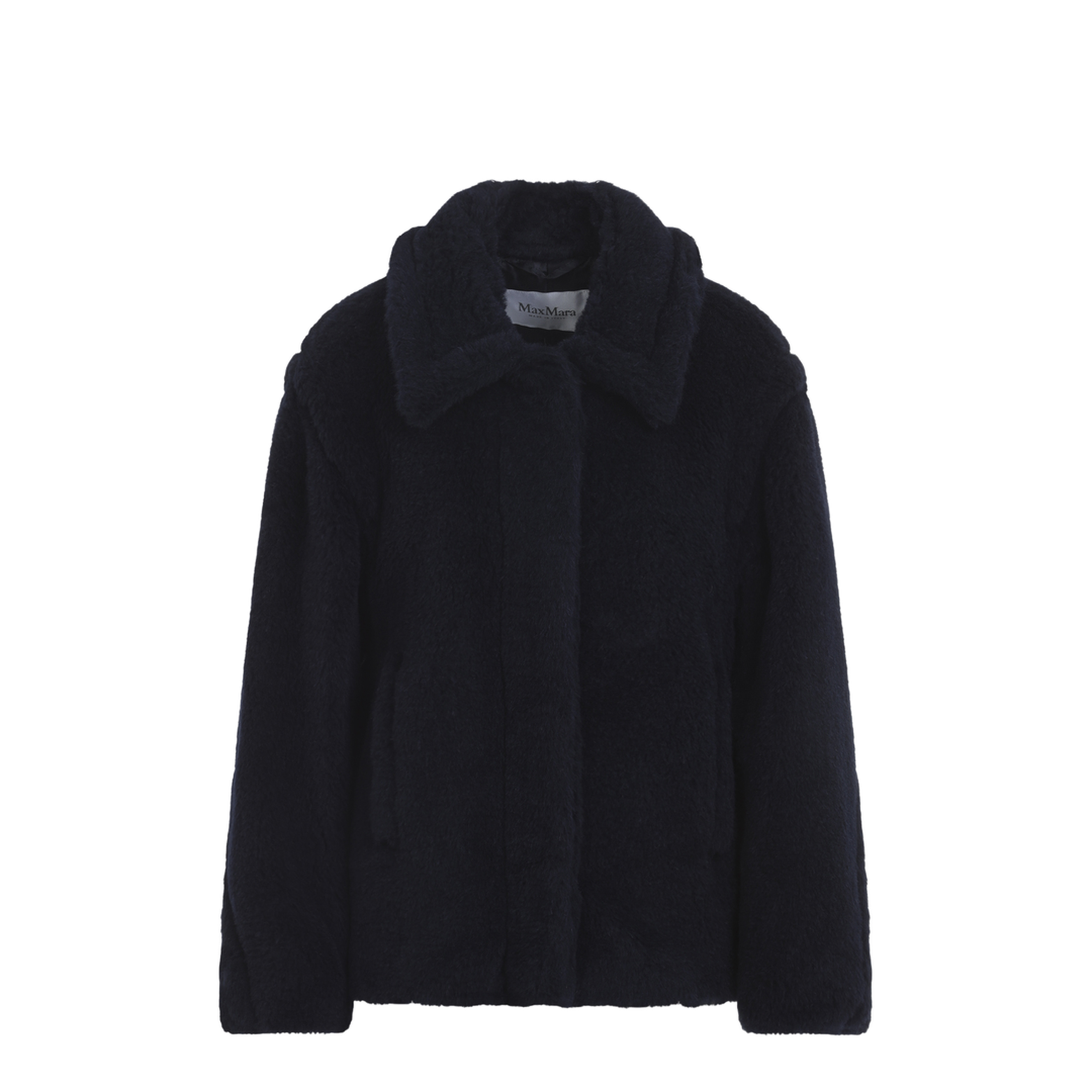 Fuggito Short Blue Teddy Coat - Image 2