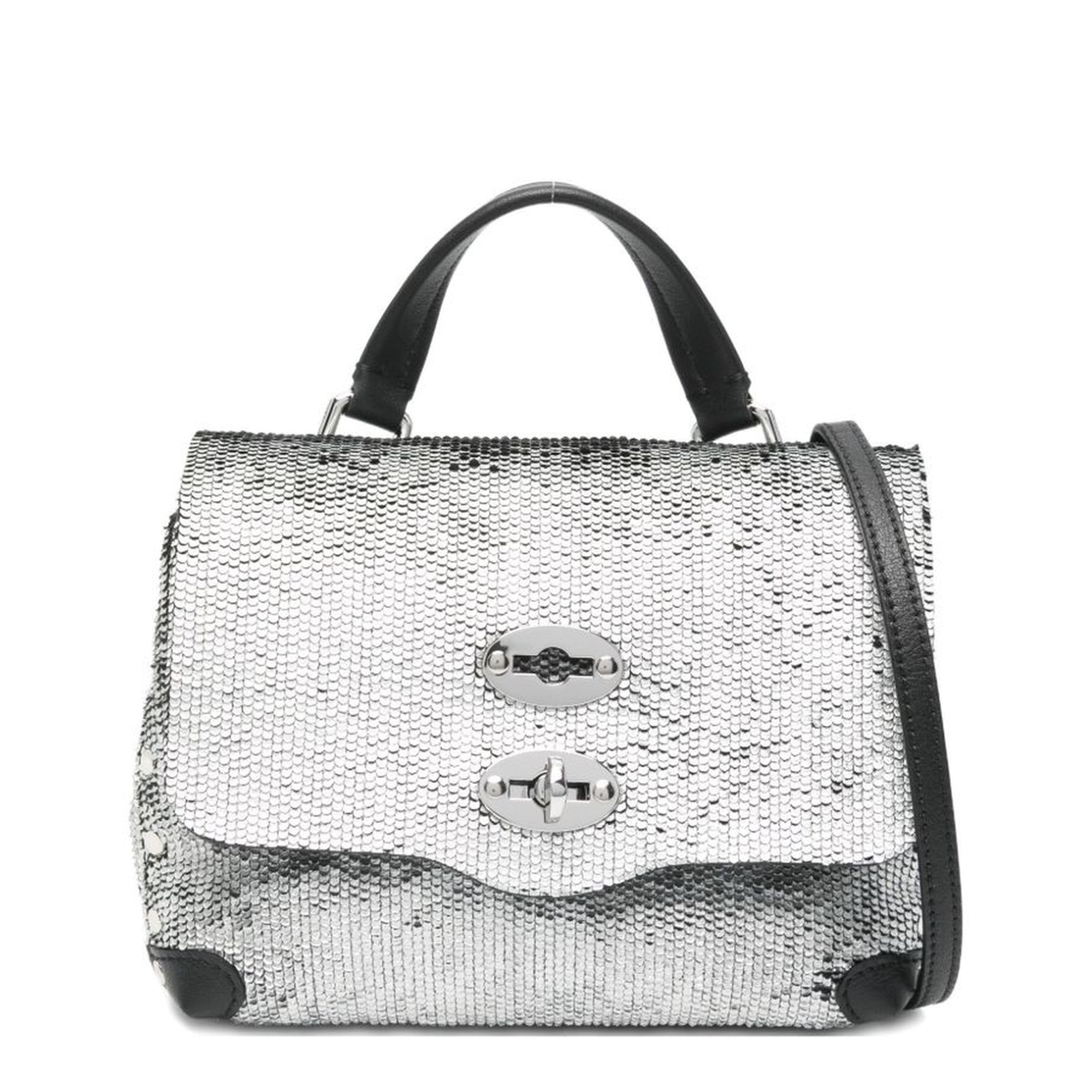 Postina CBI Baby Calfskin Top-Handle Bag - Silver - Image 1