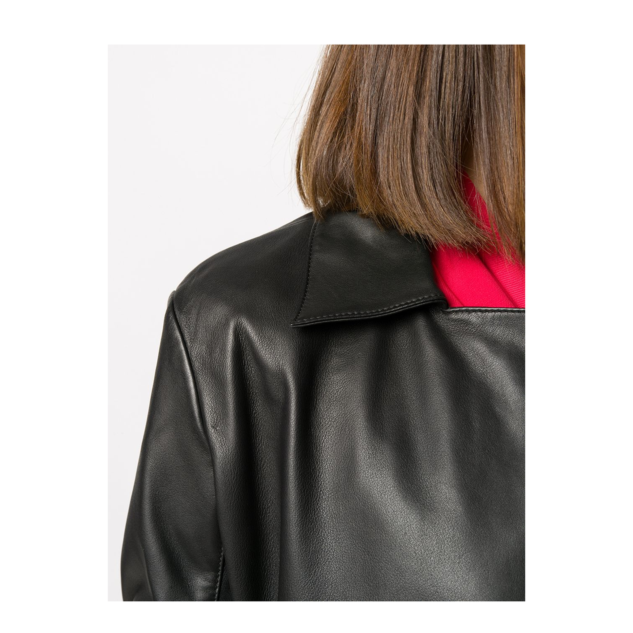 Leather Jacket in Black - Image 5
